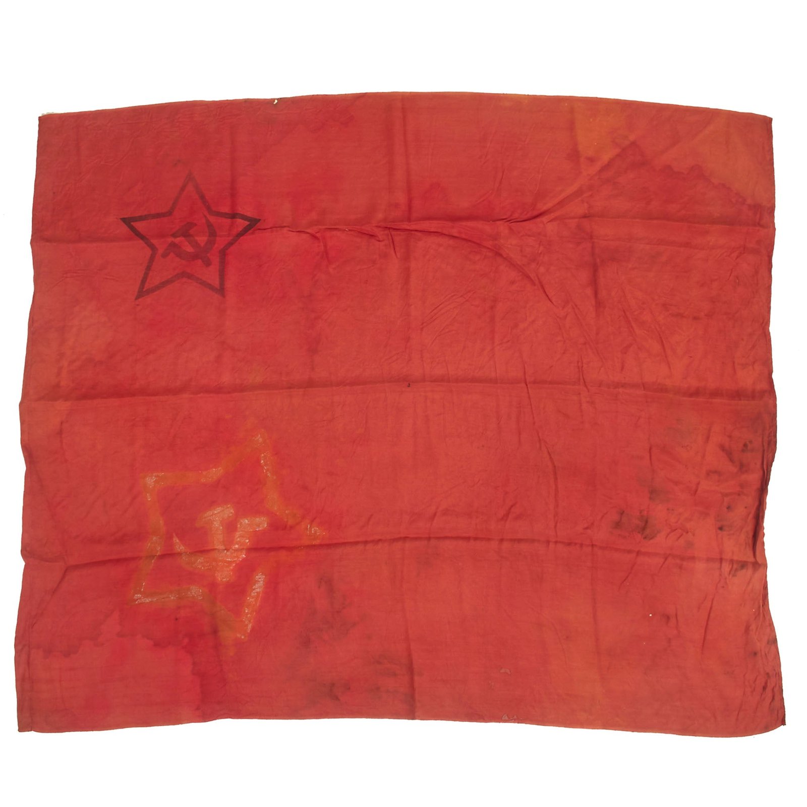 Buy Original Russian WWII Field Made Flag of the Soviet Union - 31 ½” x 40” | Original Firearms Antique For Sale