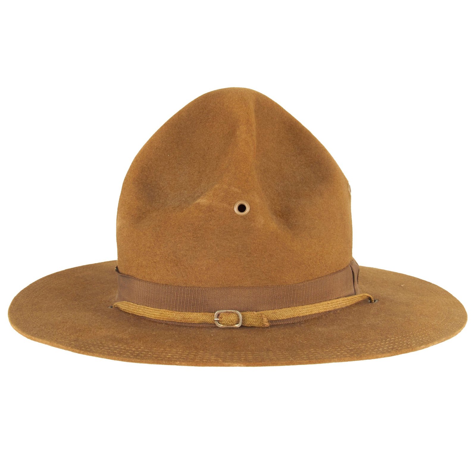 Buy Original U.S. WWI Model 1911 Campaign Hat with Chinstrap by the Ferry Hat Mfg. Co. of New York - Size 7 ⅛ | Original Firearms Antique For Sale