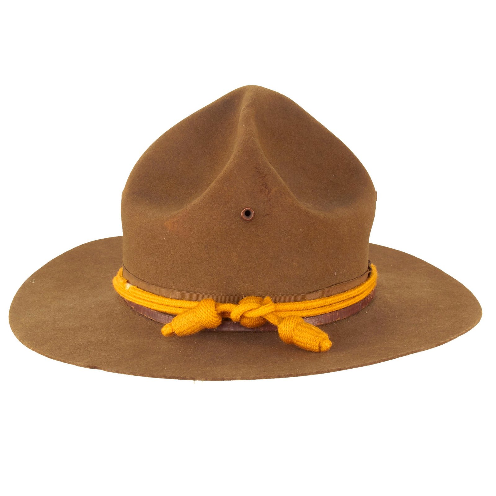 Buy Original U.S. WWI US Army M1911 Felt Campaign Hat by Stetson With Cavalry Cord - Size 7 | Original Firearms Antique For Sale
