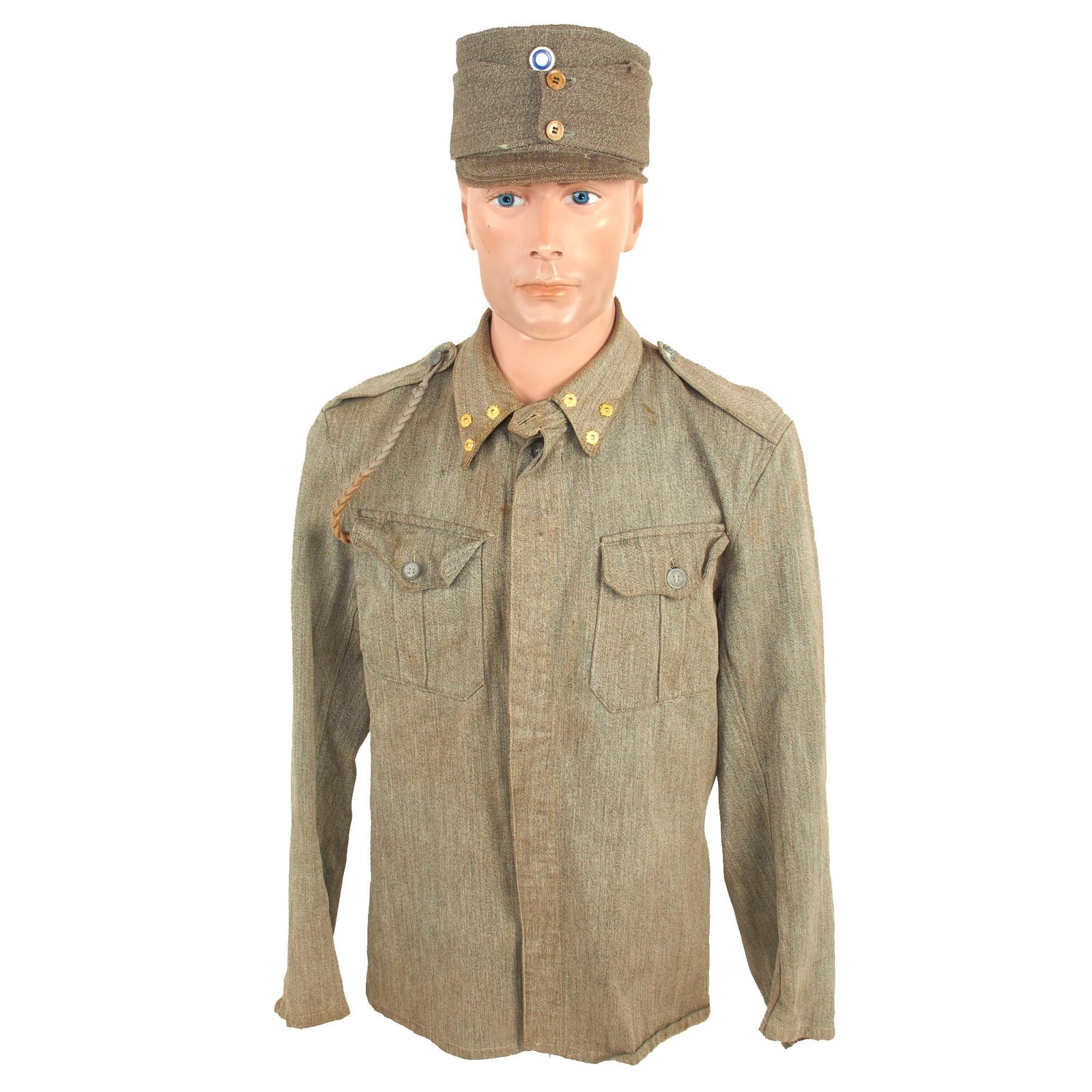 Buy Original Finnish Winter War / Continuation War Army Captain Summer Weight Tunic With Field Cap | Original Firearms Antique For Sale