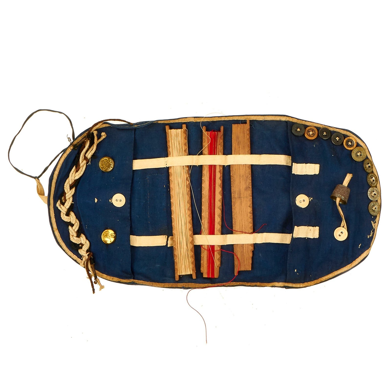Buy Original Imperial German WWI Kaiserliche Marine Navy Sailor’s Personal Uniform Sewing Kit With Contents | Original Firearms Antique For Sale