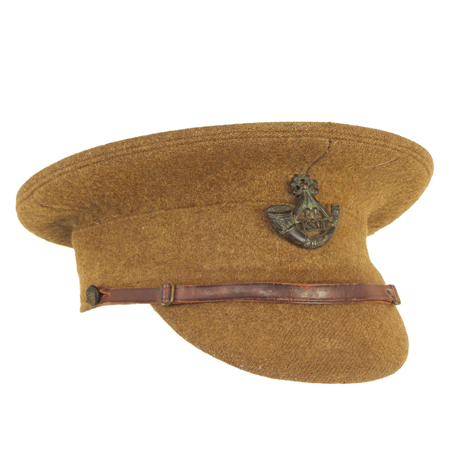 Buy Original British WWI King's Shropshire Light Infantry Enlisted Wool Trench Cap | Original Firearms Antique For Sale