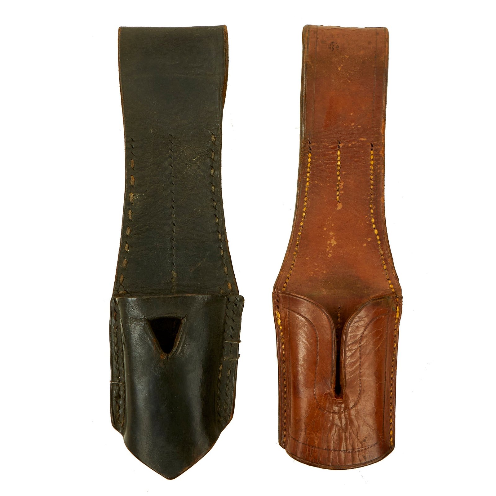 Buy Original Spanish / Cuban Spanish-American War Era M1893 Bayonet Frog and Officers’ Machete Frog - 2 Items | Original Firearms Antique For Sale
