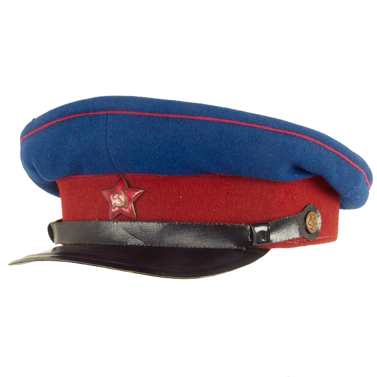 Buy Original Soviet WWII NKVD People's Commissariat of Internal Affairs M24 Peaked Visor With Cap Device | Original Firearms Antique For Sale