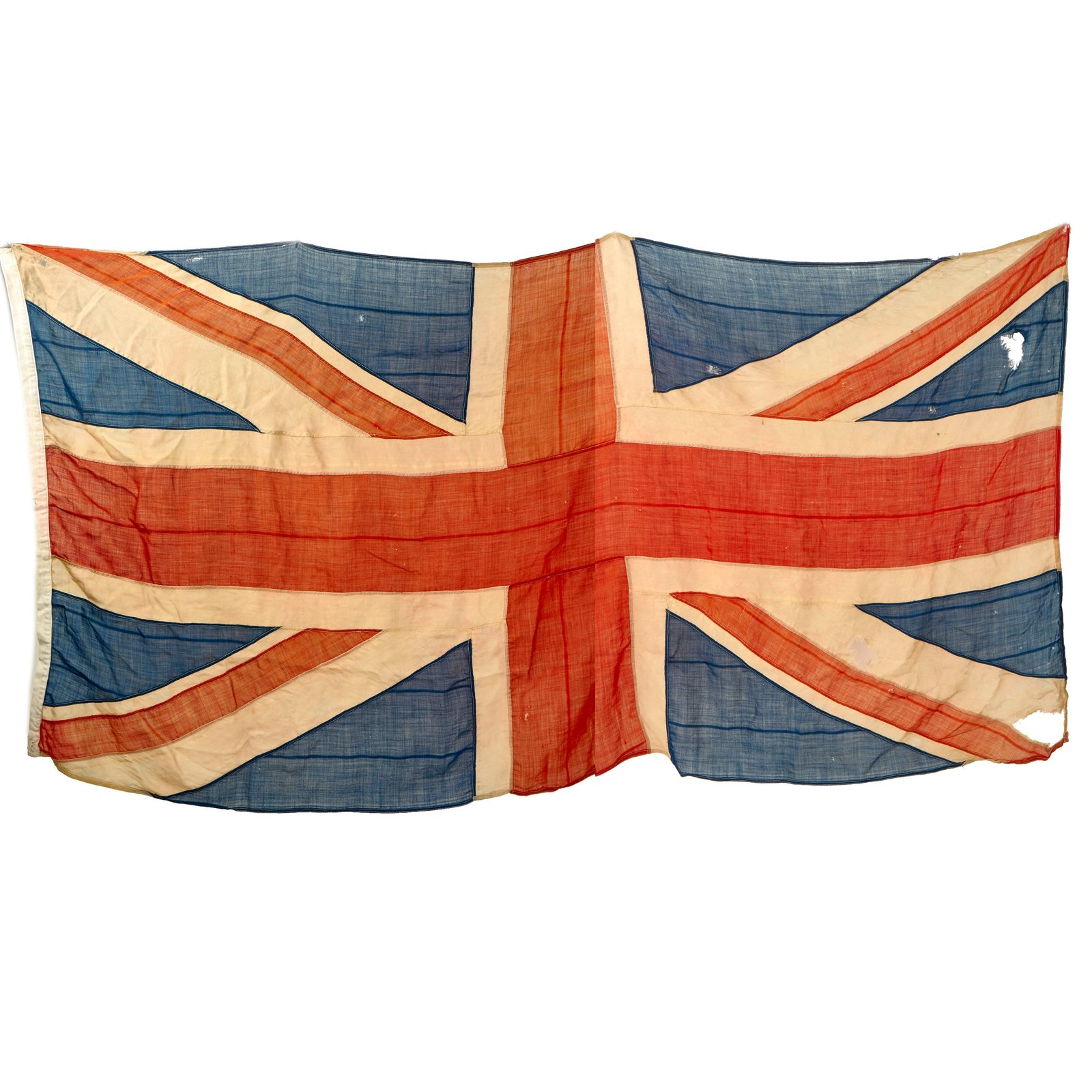 Buy Original British WWI Era Service Used Union Jack Multi-Piece Wool Flag - 46” x 104” | Original Firearms Antique For Sale