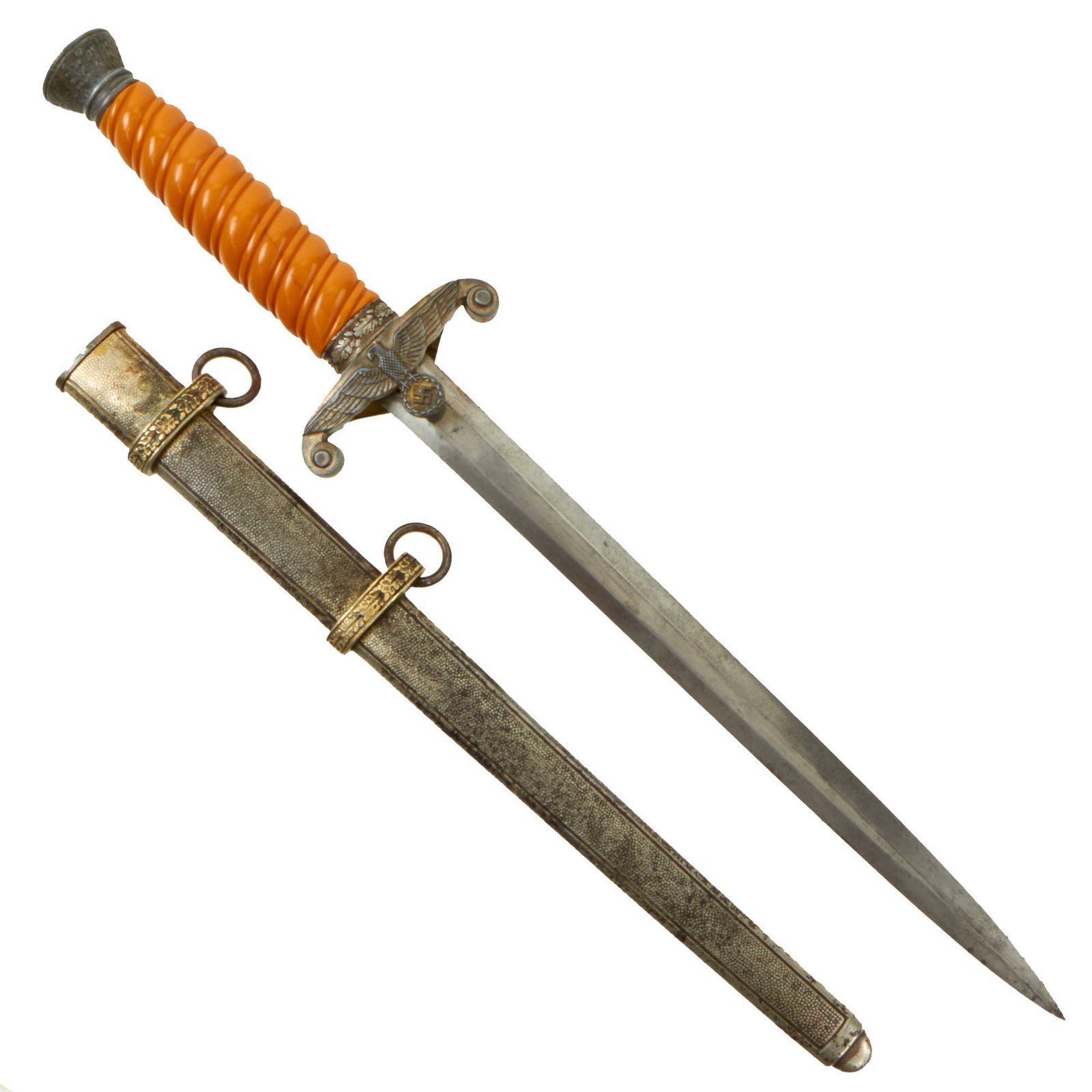 Buy Original German WWII Army Heer Officer Dagger by E. & F. Hörster of Solingen with Scabbard | Original Firearms Antique For Sale