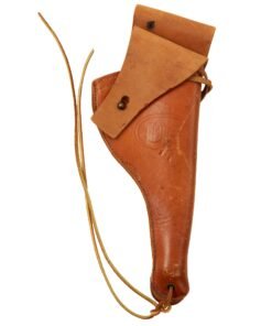 Buy Original U.S. WWII Leather Holster for M1917 .45 Revolver by Milwaukee Saddlery Co - Dated 1944 | Original Firearms Antique For Sale