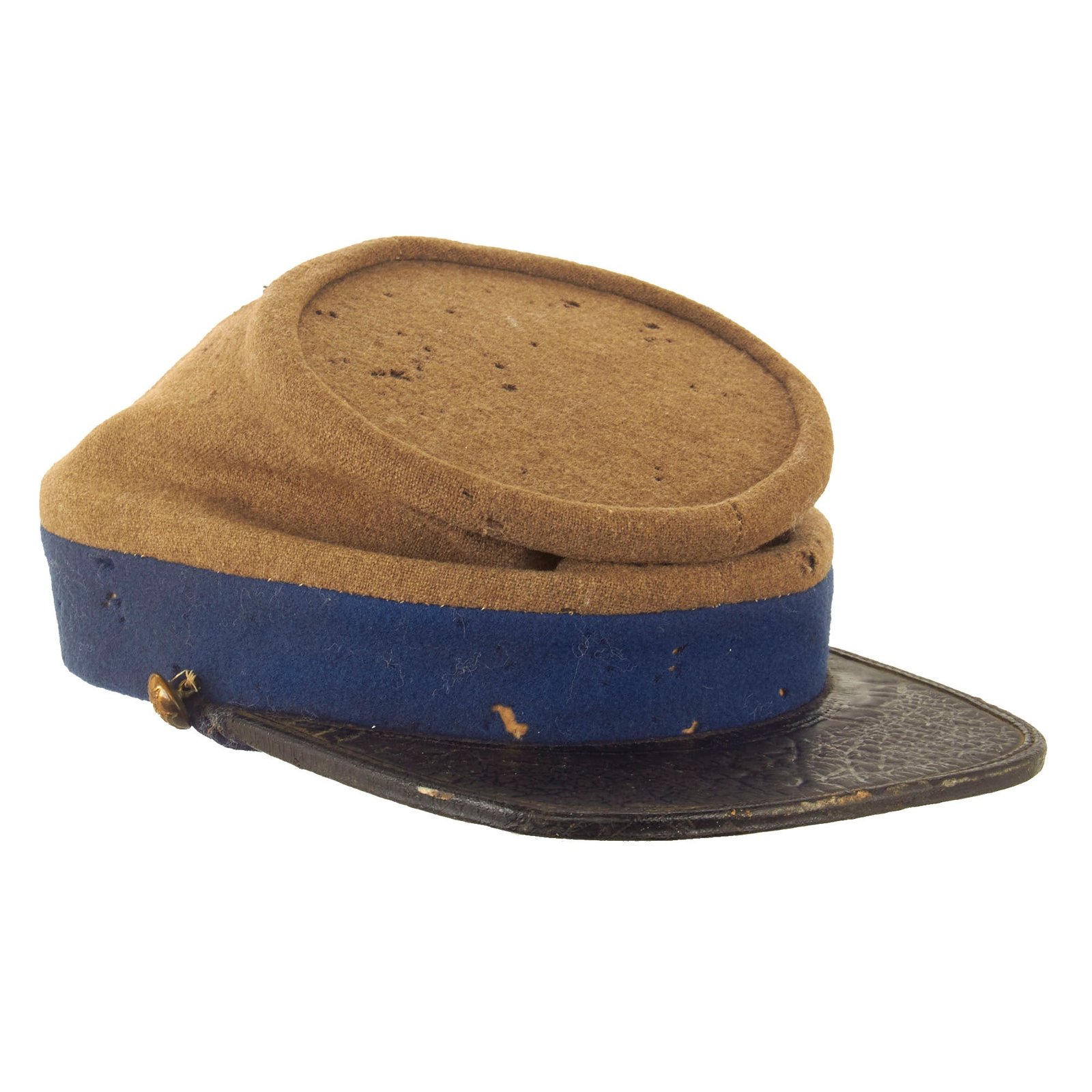 Buy Original U.S. Civil War Confederate Infantry Kepi With Civilian / Sweetheart Side Buttons | Original Firearms Antique For Sale
