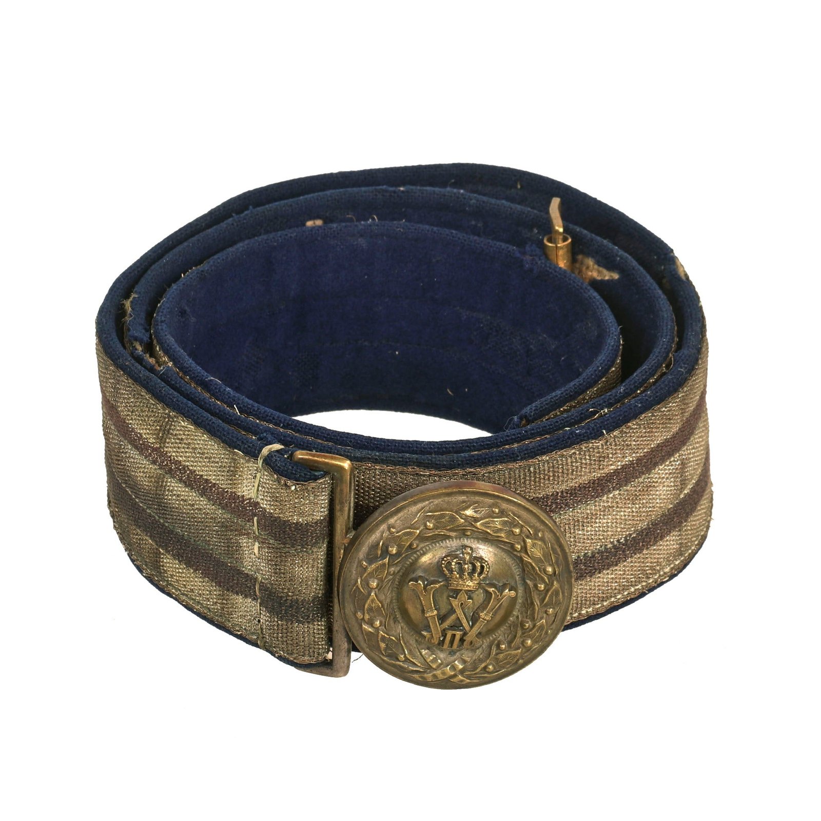 Buy Original German WWI Imperial German Prussian Officer Brocade Belt - Infanterie Regiment Kaiser Wilhelm | Original Firearms Antique For Sale