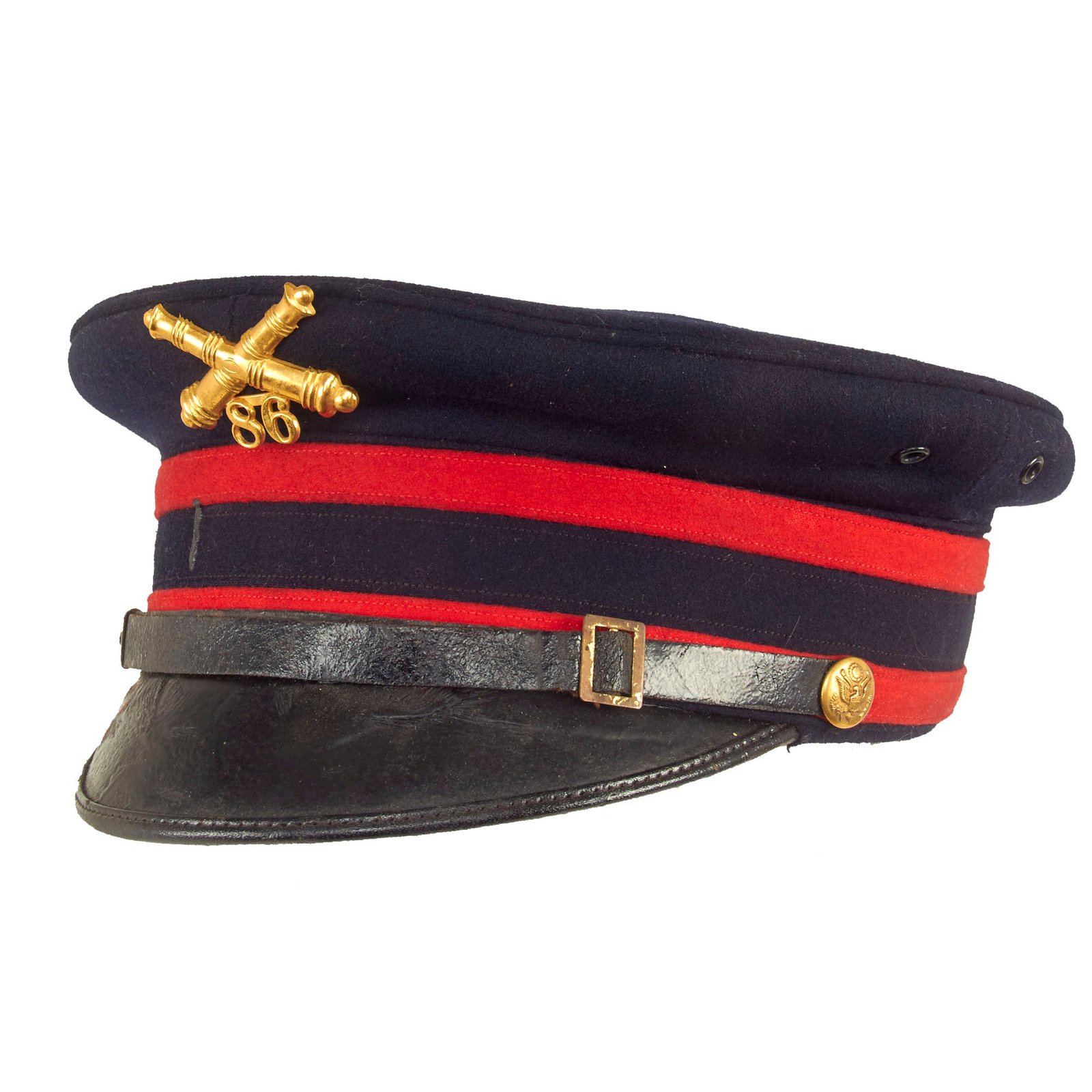 Buy Original U.S. Moro Rebellion 86th Artillery Regiment NCO M1902 Visor Cap | Original Firearms Antique For Sale