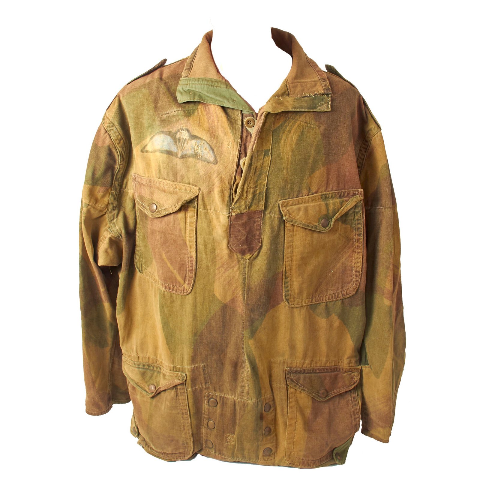 Buy Original British WWII Parachute Regiment 1st Pattern Denison Smock with Handpainted British Jump Wings- Dated 1944 | Original Firearms Antique For Sale