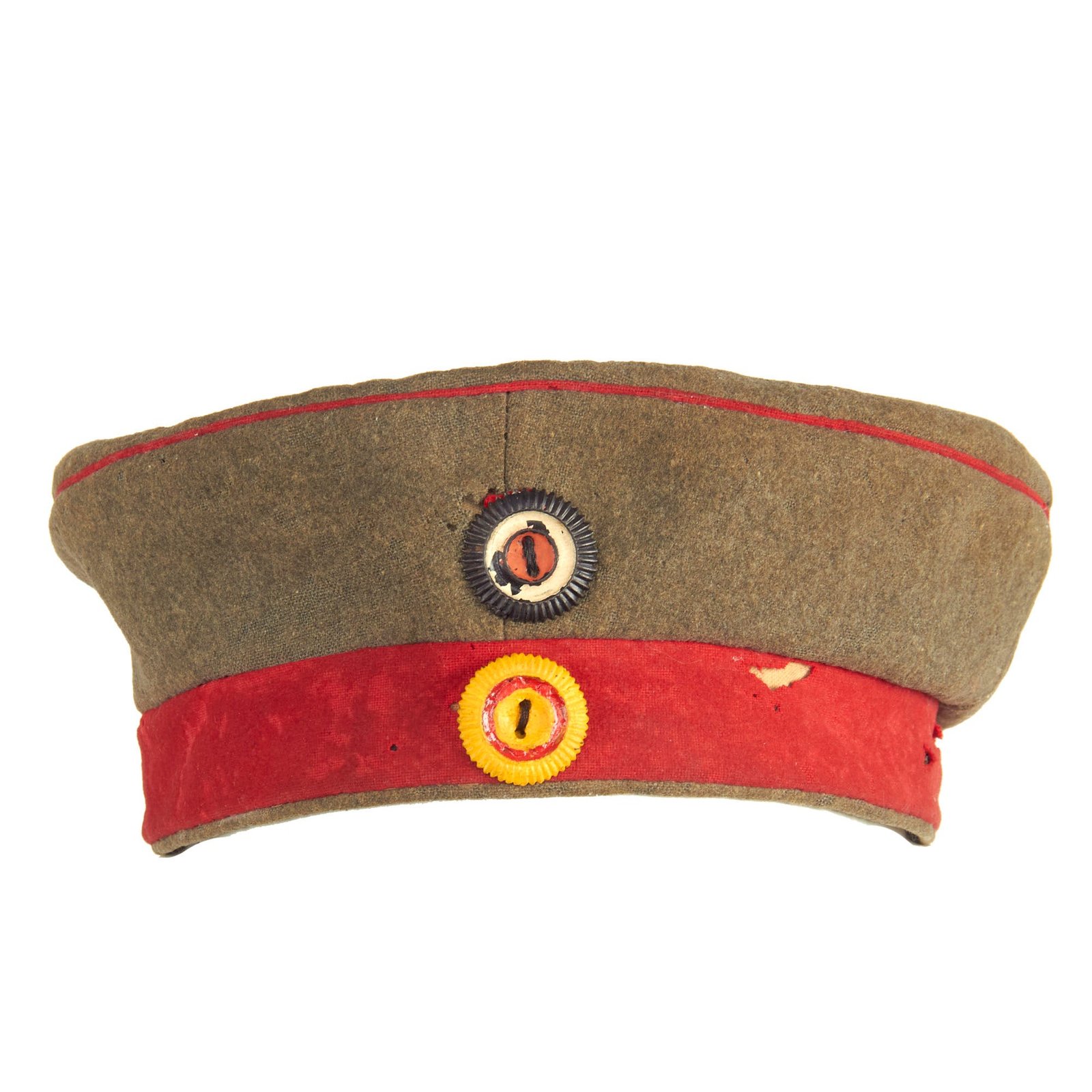 Buy Original Imperial German WWI M1907 Feldmütze Field Cap with Baden Cockade Dated 1914 - 112th (4th Baden) Infantry "Prince William" Regiment Marked | Original Firearms Antique For Sale