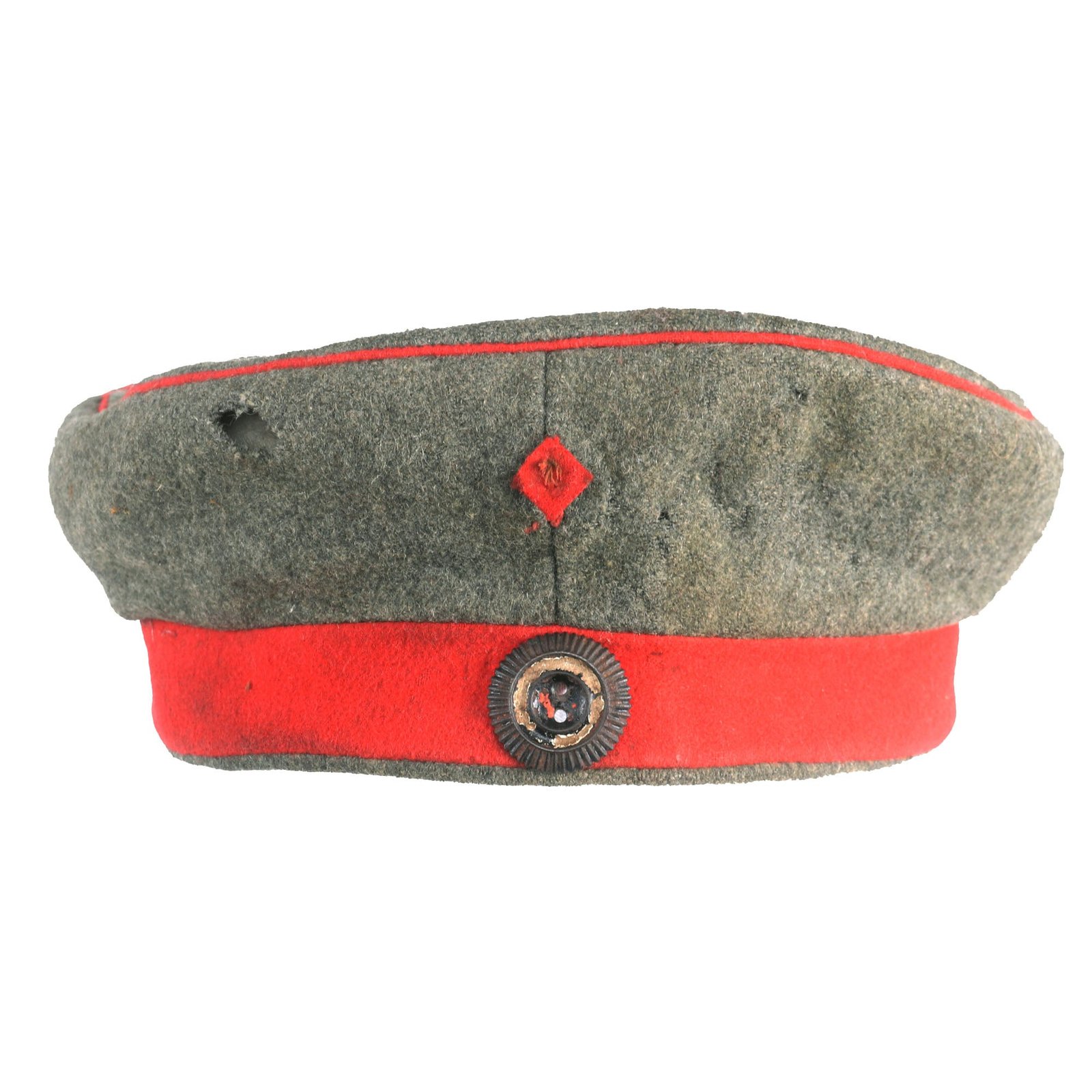 Buy Original Imperial German WWI 1916 Dated M1907 Feldmütze Field Cap with Imperial Cockade | Original Firearms Antique For Sale