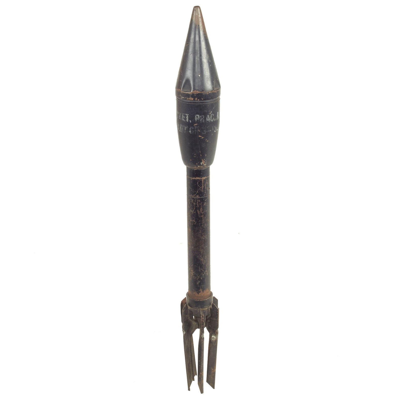 Buy Original U.S. WWII M7A1 Anti-Tank Practice Rocket for the M1 and M1A1 2.36 Inch Bazooka Launcher - Inert | Original Firearms Antique For Sale
