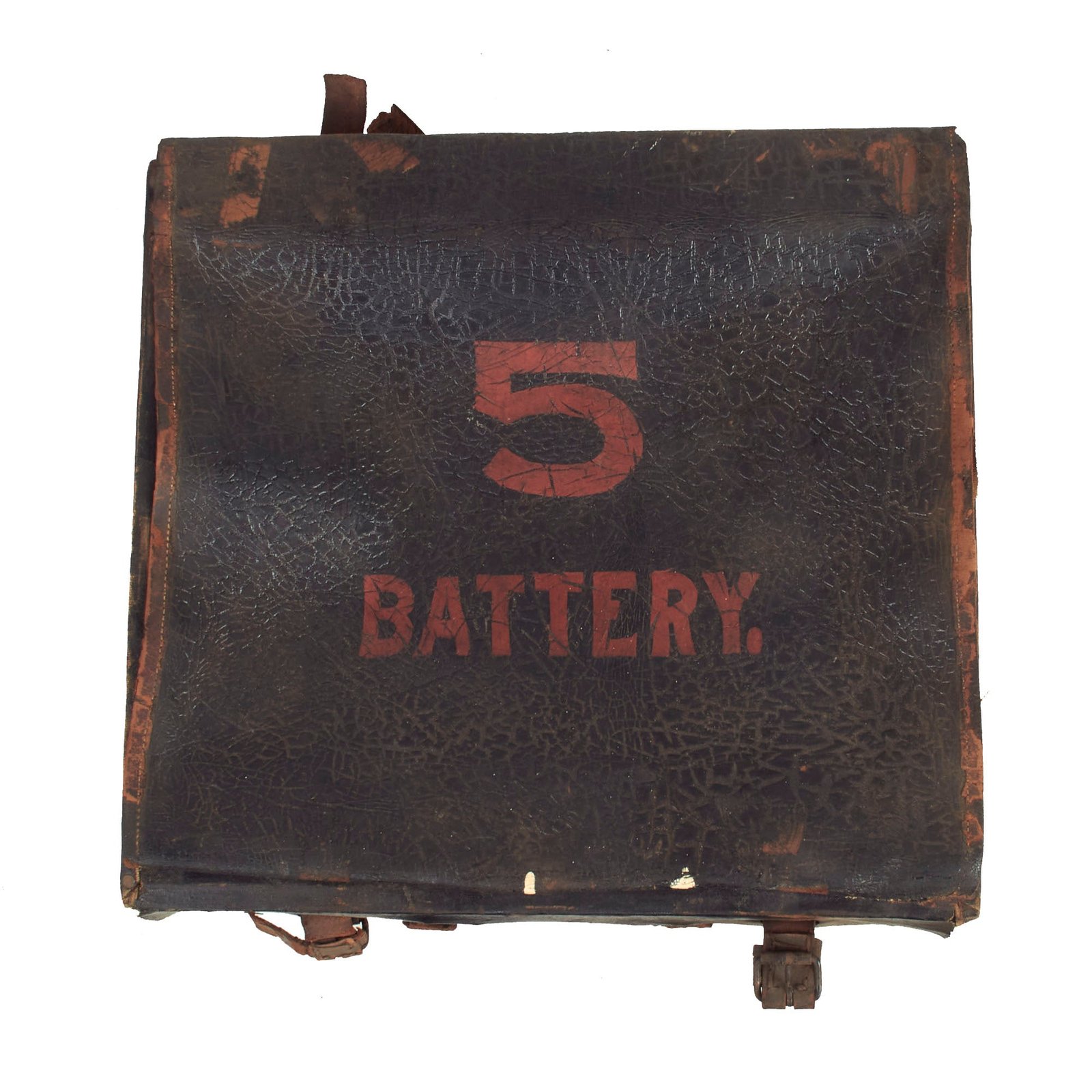 Buy Original U.S. Civil War 5th Independent Battery Light Artillery of New York Hard Pack Knapsack | Original Firearms Antique For Sale