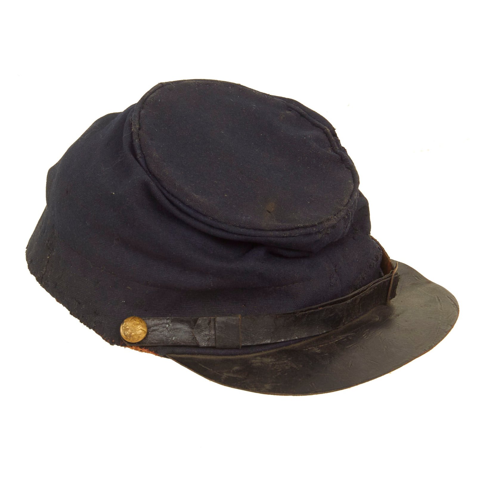 Buy Original U.S. Civil War Federal Issue Regulation 1858 Pattern Forage Cap - Complete | Original Firearms Antique For Sale