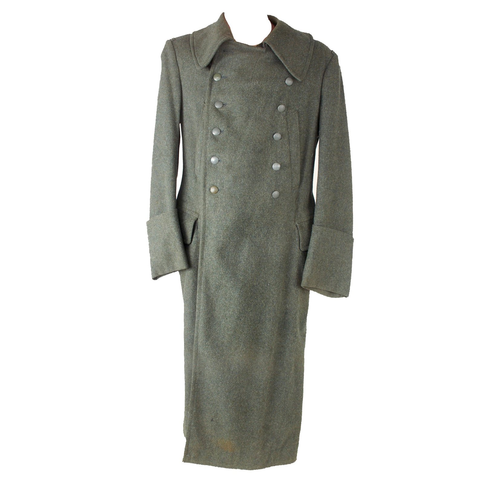 Buy Original German WWII Heer Army Wool M42 Wachtmantel Greatcoat with Insulated Lining | Original Firearms Antique For Sale
