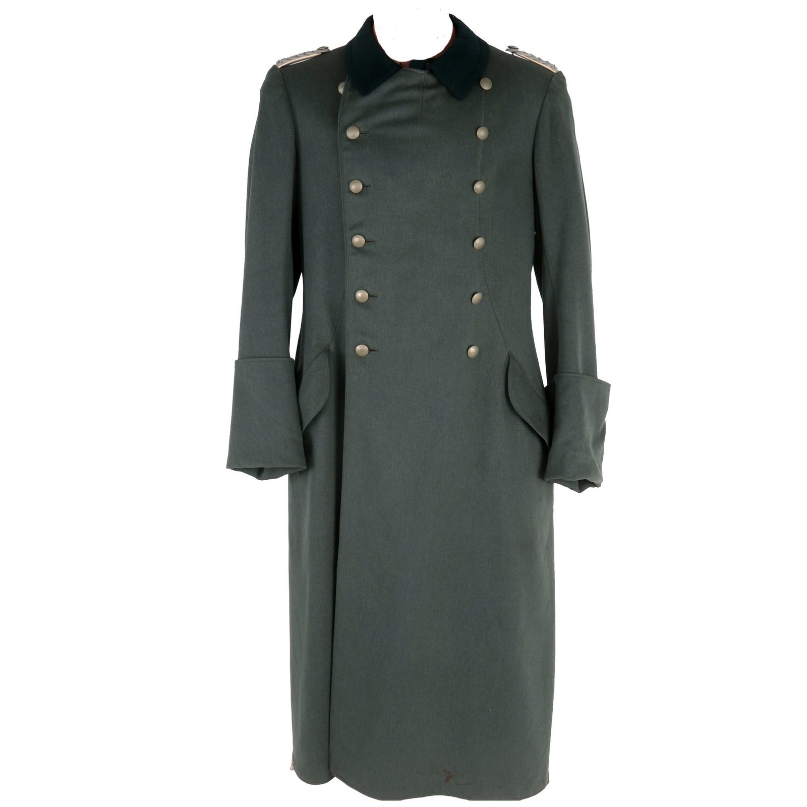 Buy Original German WWII Heer Infantry Major Officer's Wool Greatcoat | Original Firearms Antique For Sale