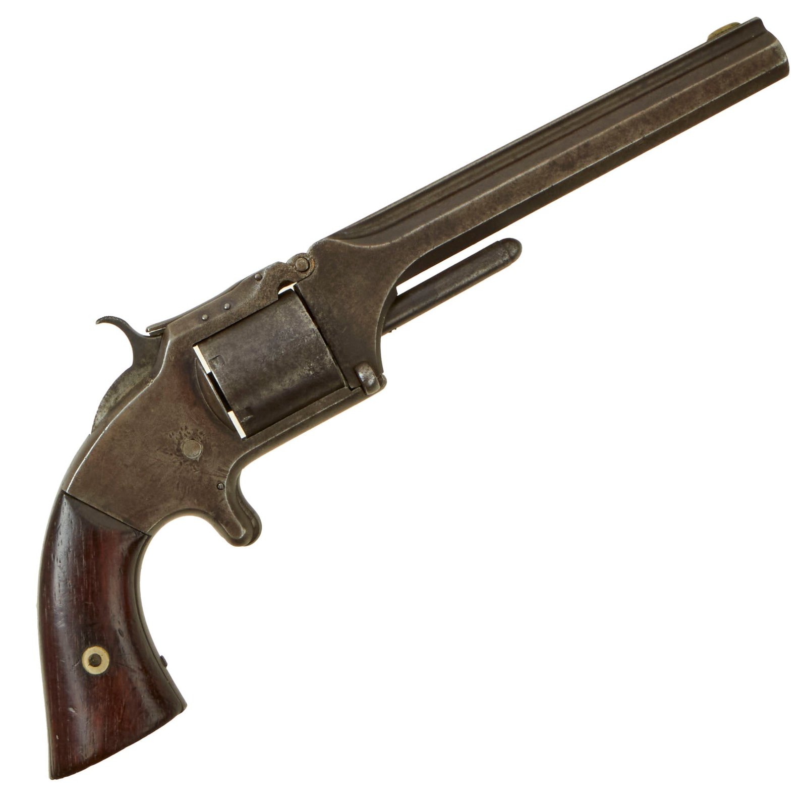 Buy Original U.S. Civil War Era Smith & Wesson Model 2 Army .32cal Revolver with 6" Barrel - Matching Serial 55126 | Original Firearms Antique For Sale