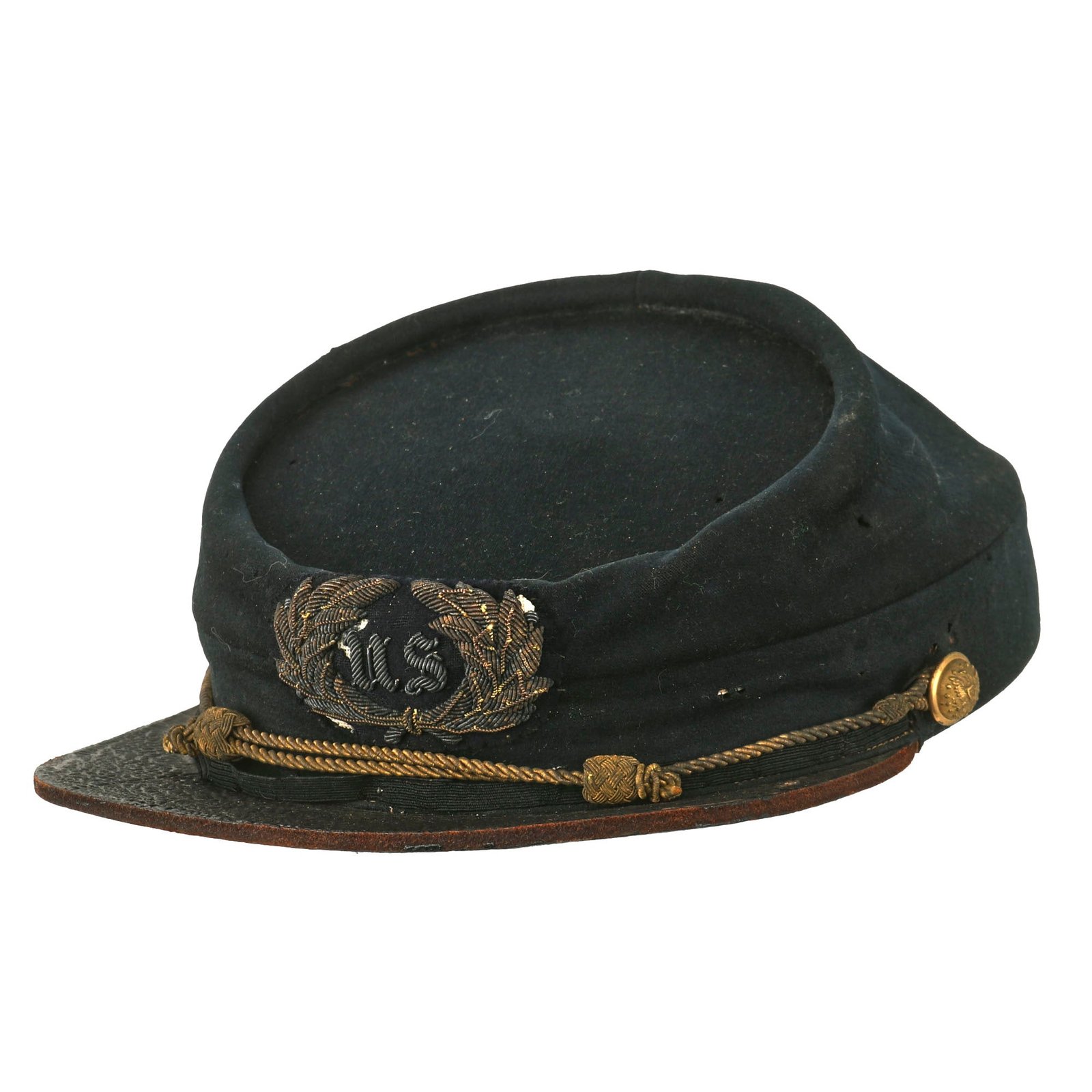 Buy Original Early Indian Wars Model 1872 U.S. Army Kepi With Pattern 1851 Bullion Embroidered Officer’s Insignia | Original Firearms Antique For Sale