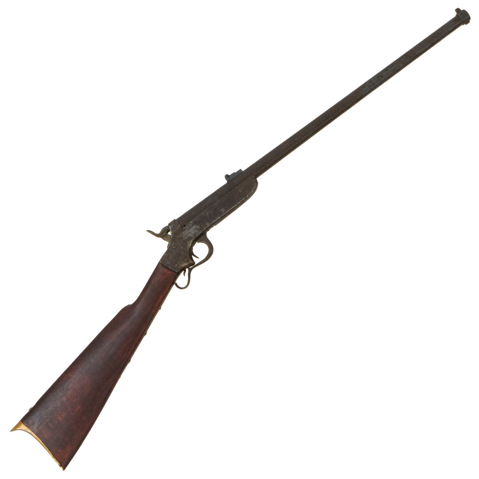 Buy Original U.S. Civil War Sharps & Hankins Model 1862 Sliding Breech Naval Carbine - Serial No 1126 | Original Firearms Antique For Sale