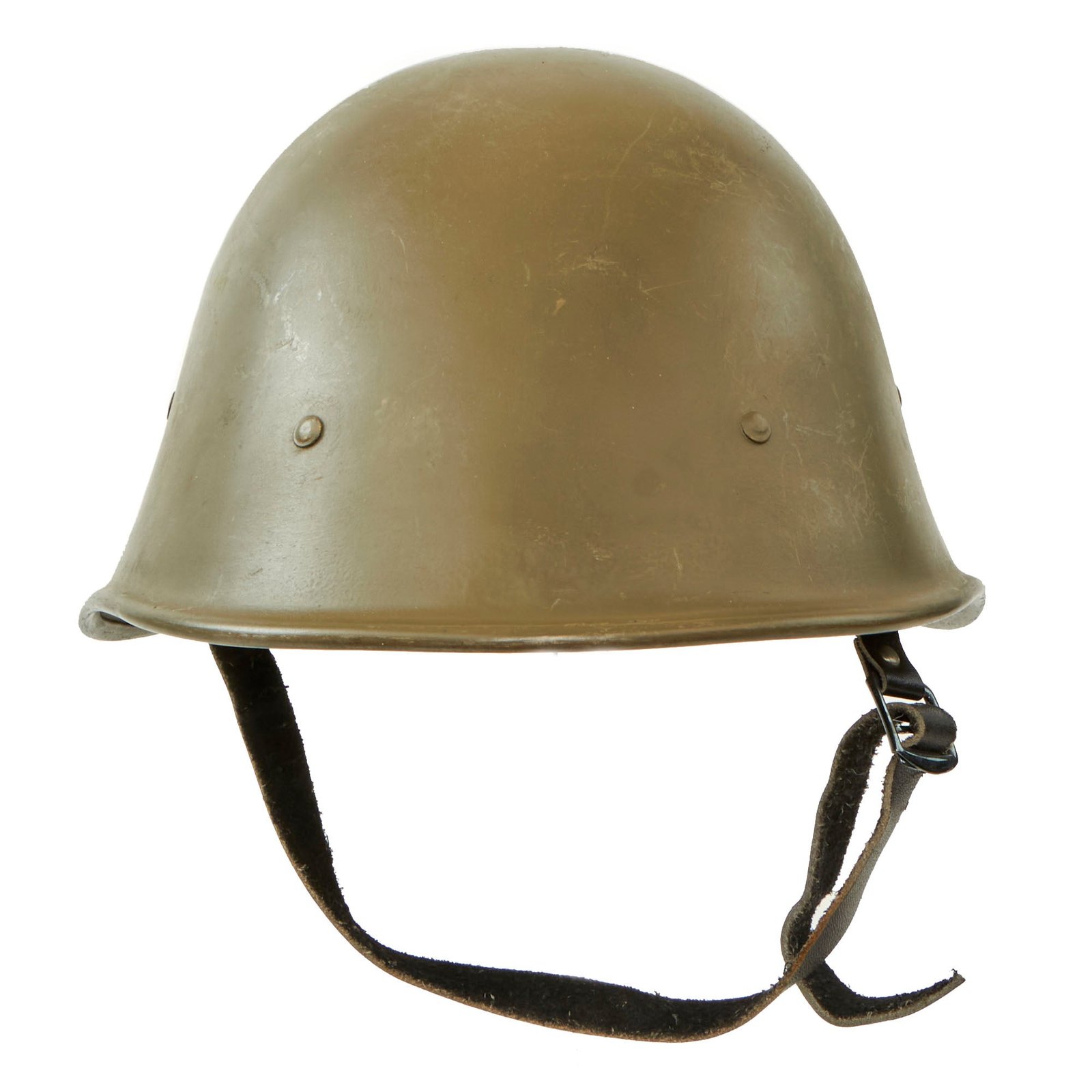 Buy Original Netherlands WWII Dutch Export M34 Steel Helmet Without Badge and Original Paint - Complete | Original Firearms Antique For Sale