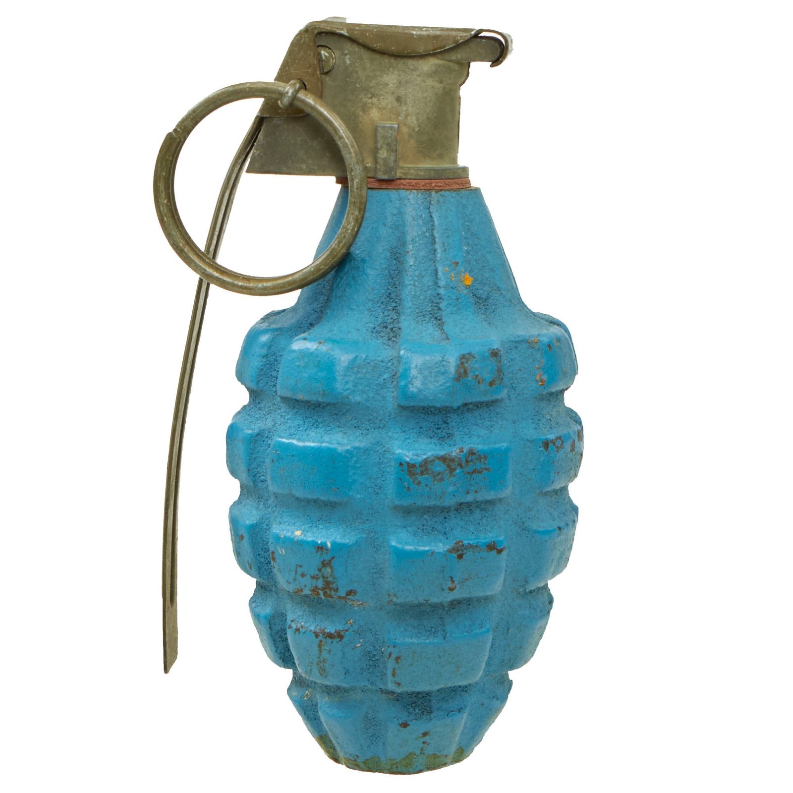 Buy Original U.S. WWII M21 Inert Practice Pineapple Fragmentation Training Hand Grenade | Original Firearms Antique For Sale