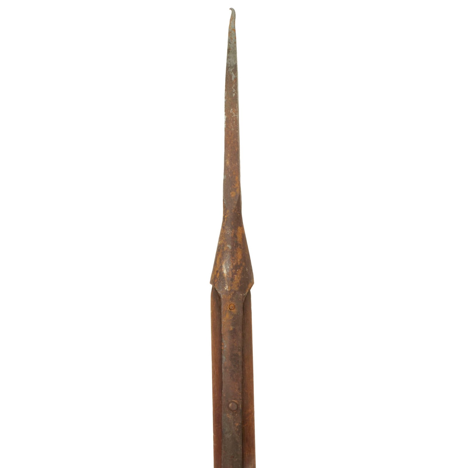 Buy Original U.S. Barbary Pirate Wars Model 1800 Early Type III Navy Boarding Pike - 7½ Feet Tall | Original Firearms Antique For Sale