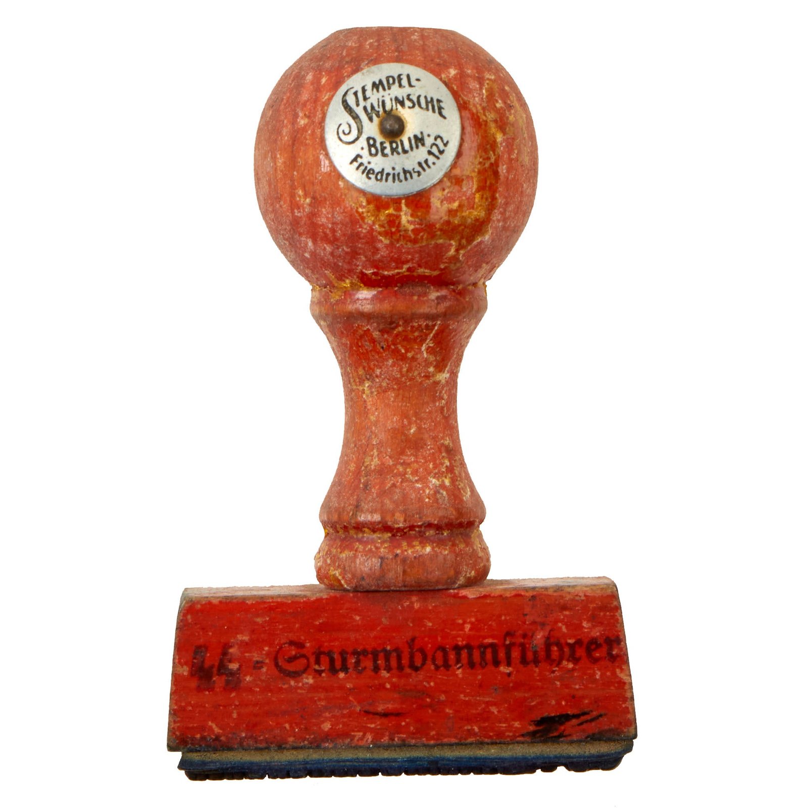 Buy Original German WWII SS-Sturmbannführer Document Stamp by Stempel-Wünsche Berlin - Schutzstaffel | Original Firearms Antique For Sale