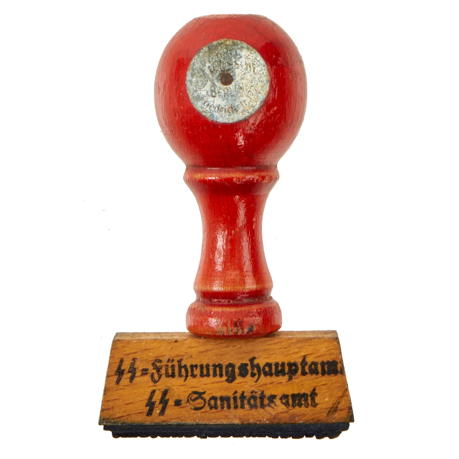 Buy Original German WWII SS Main Management Office Health Department Document Stamp by Stempel-Wünsche Berlin - Schutzstaffel | Original Firearms Antique For Sale