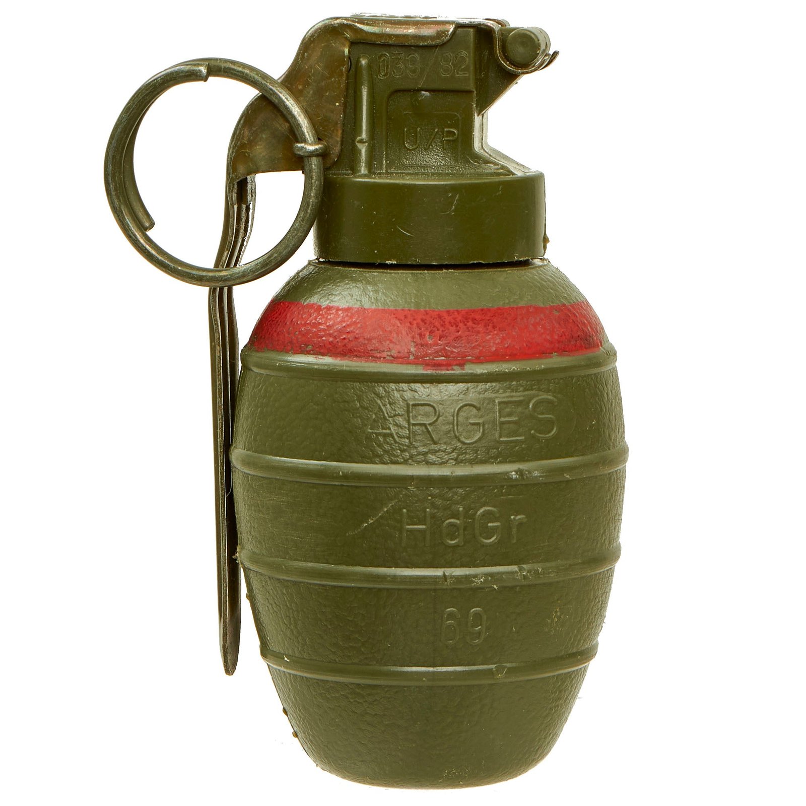 Buy Original Rare Austrian inert Type HdGr-69 Plastic Fragmentation Hand Grenade by ARGES | Original Firearms Antique For Sale