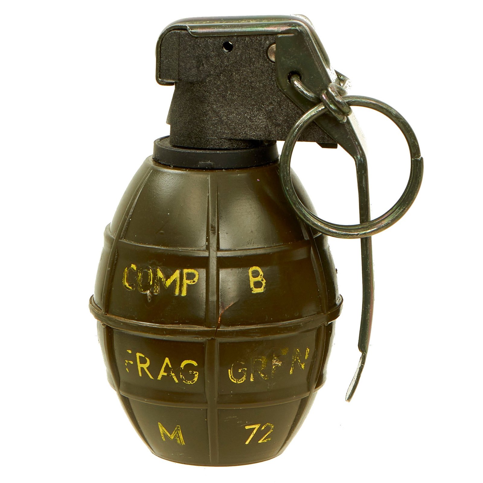 Buy Original Belgian Cold War Era Inert Mecar M72 Fragmentation Hand Grenade | Original Firearms Antique For Sale