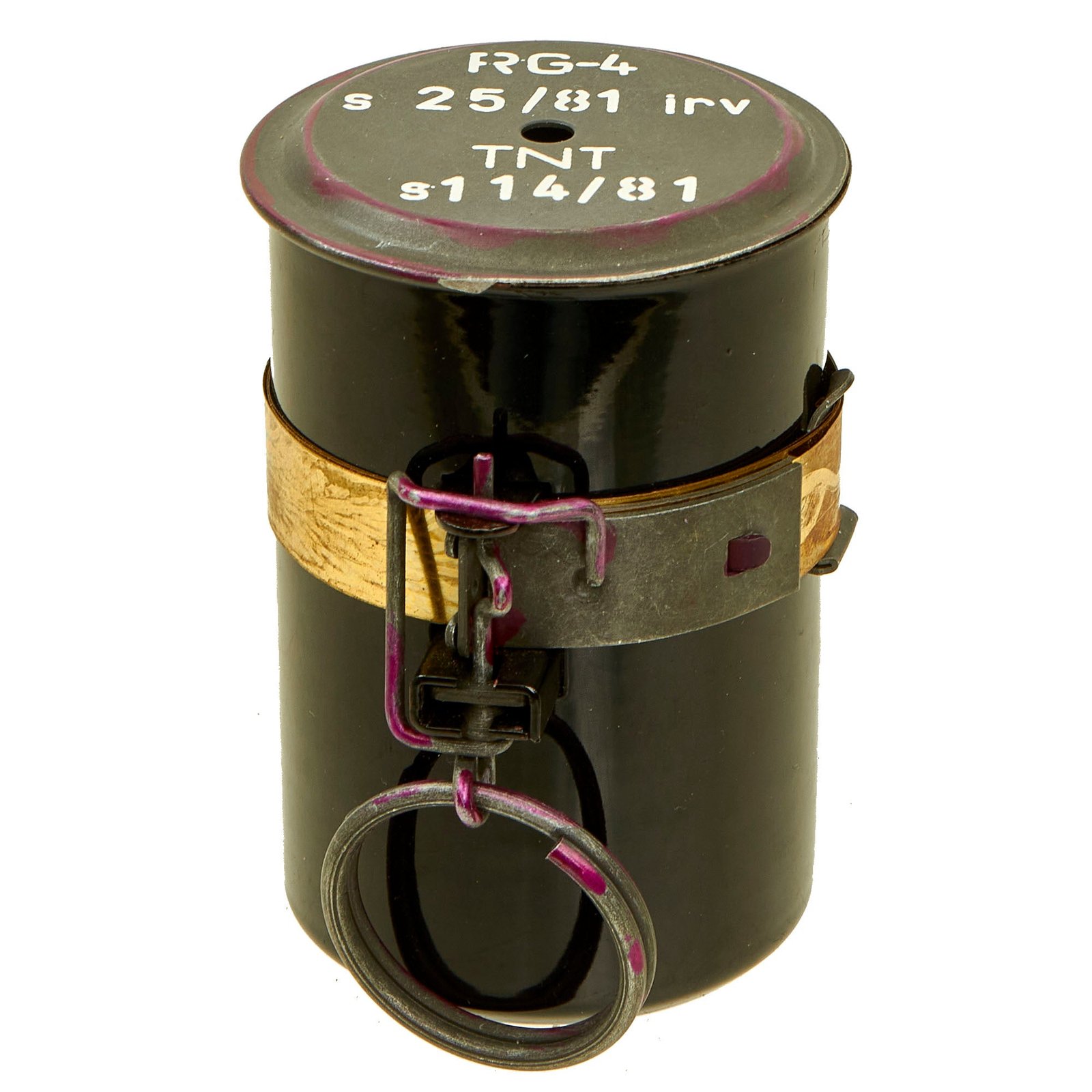 Buy Original Soviet Cold War Era Czech Republic Inert RG-4 Offensive Impact Hand Grenade | Original Firearms Antique For Sale