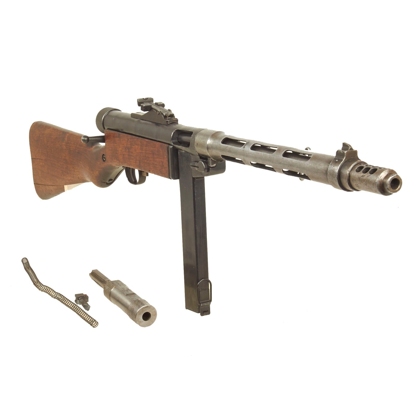 Buy Original Finnish WWII Suomi KP/-31 M31 9mm Display SMG with Stick Magazine & Internals - Serial 51764 | Original Firearms Antique For Sale
