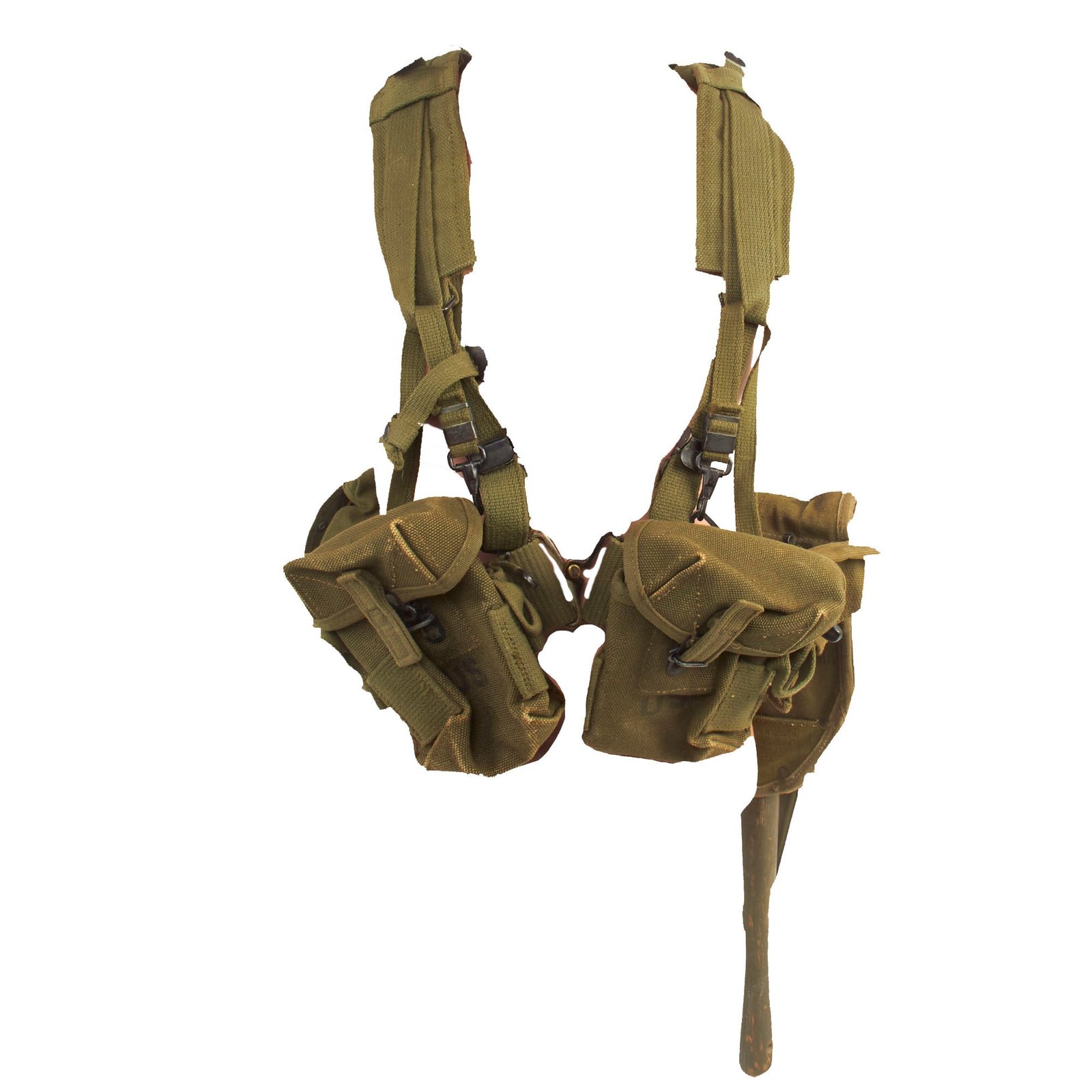 Buy Original U.S. Vietnam War / Cold War Era M-1956 Load-Carrying Equipment Field Set With Bayonet | Original Firearms Antique For Sale