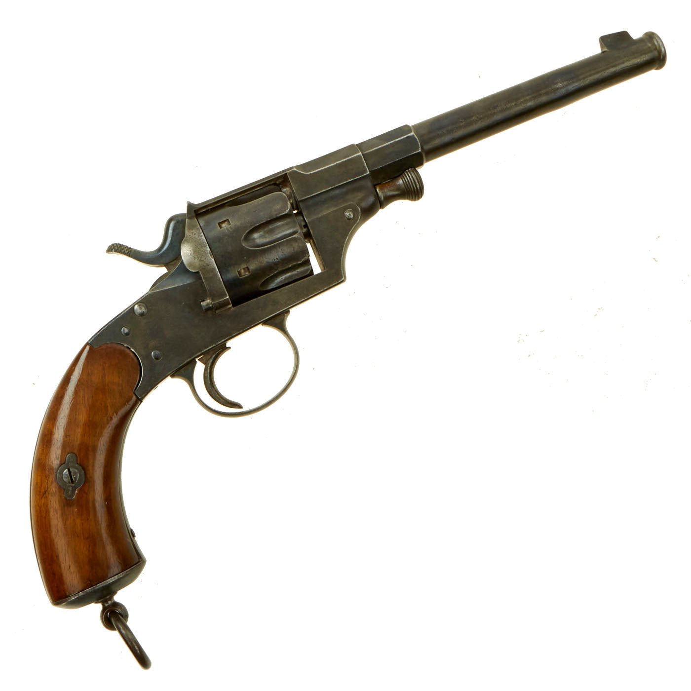 Buy Original Imperial German Artillery Marked M1879 Reichsrevolver by Gebrüder Mauser dated 1880 - Matching Serial 1379 | Original Firearms Antique For Sale