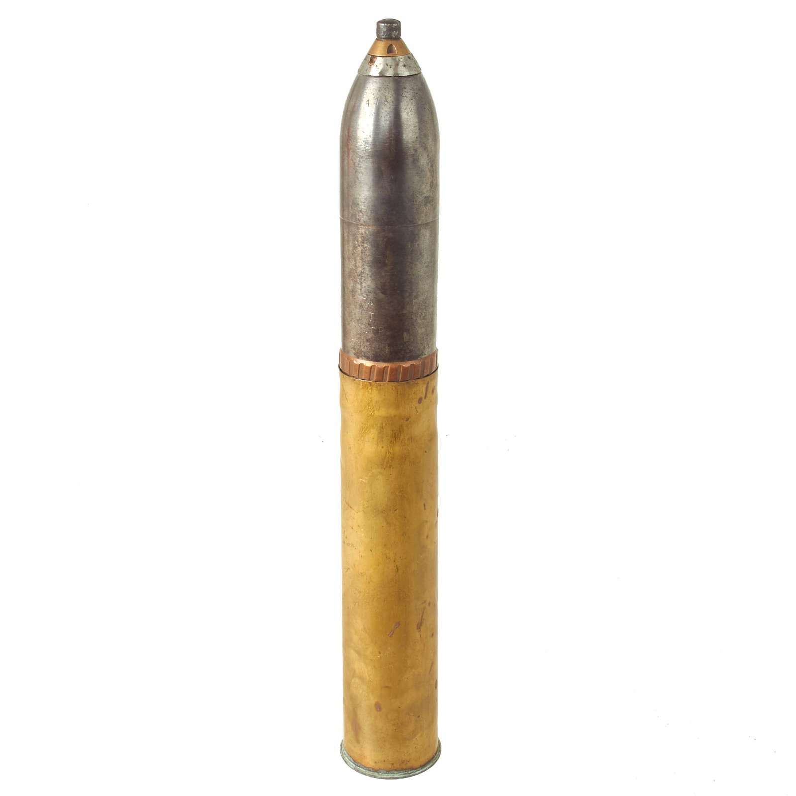 Buy Original French WWI Canon de 75 modèle 1897 INERT 75mm HE Round - 75mm Field Gun | Original Firearms Antique For Sale
