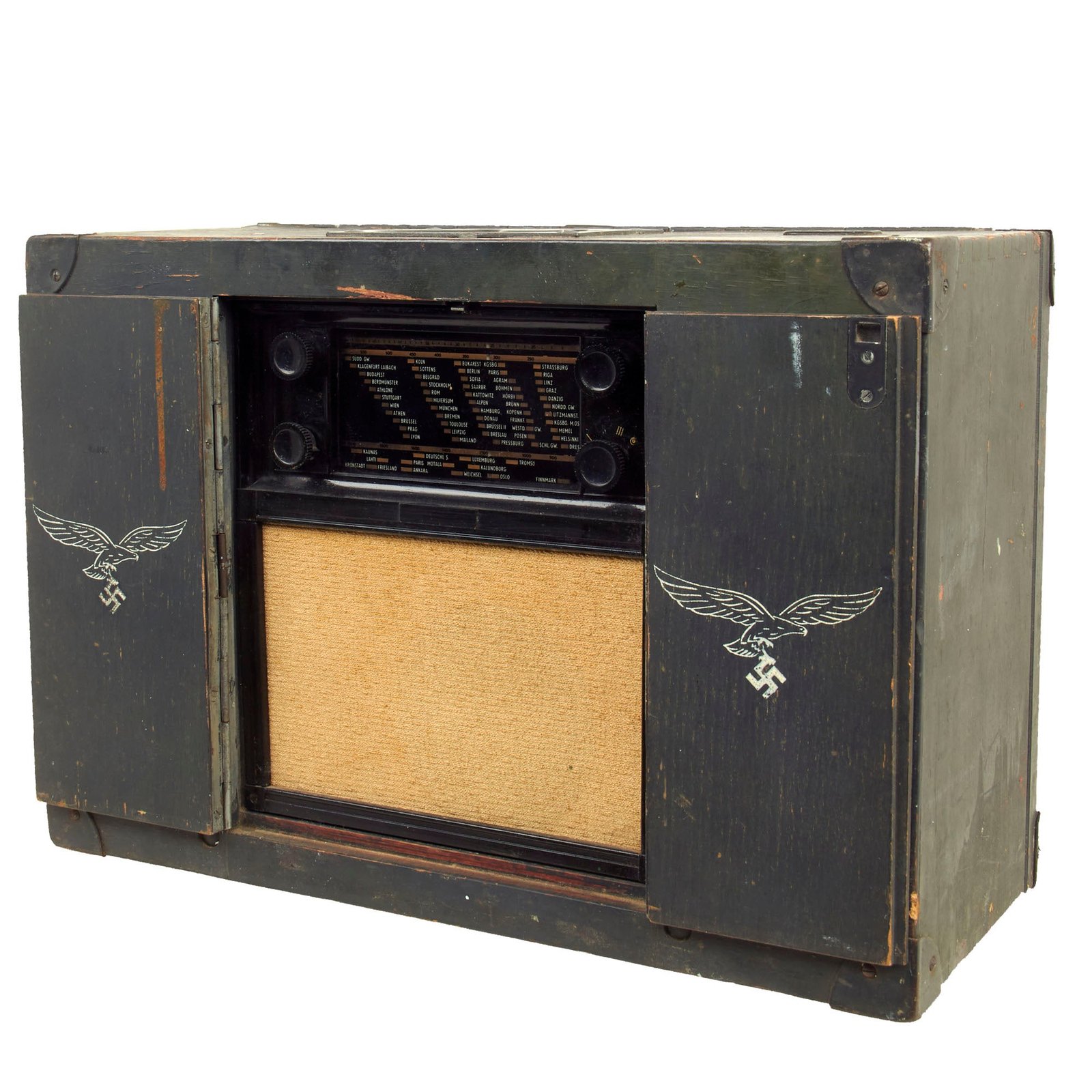 Buy Original German WWII Luftwaffe Portable Model K32 GWB Radio by Siemens - Serial 15466 | Original Firearms Antique For Sale