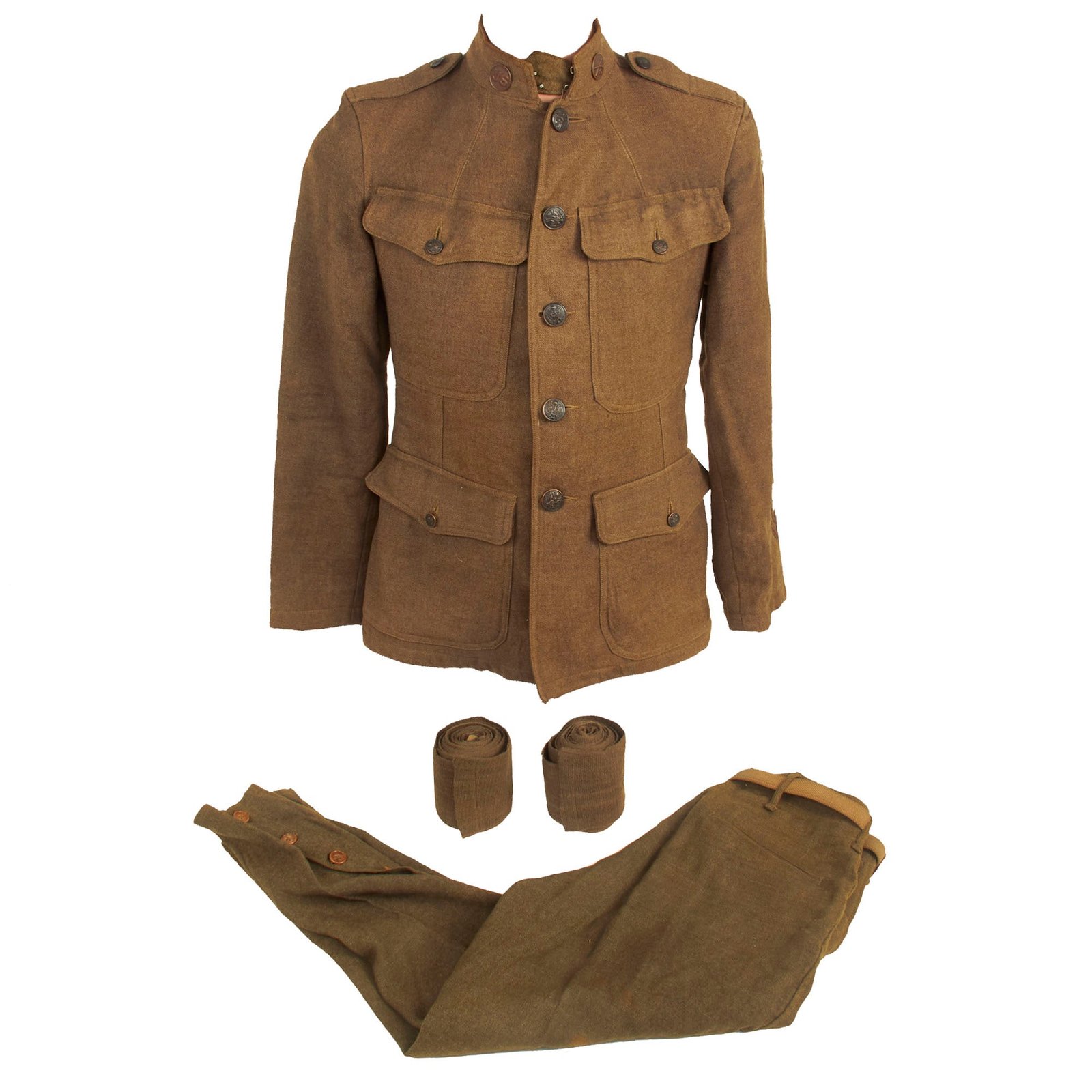 Buy Original U.S. WWI US Army 80th Infantry Division Uniform Set | Original Firearms Antique For Sale