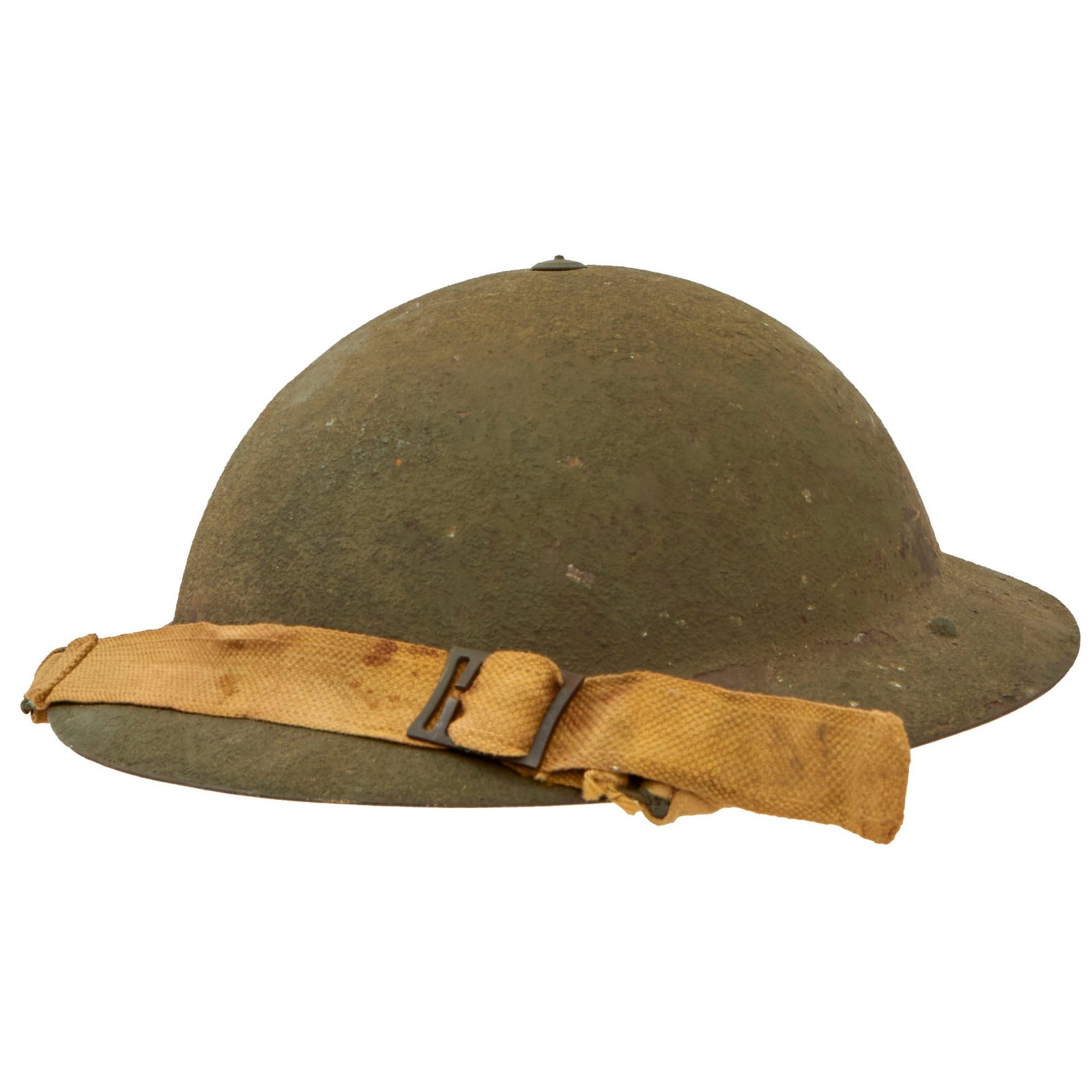Buy Original Australian WWII Rimless Brodie MkII Steel Helmet with Liner by Commonwealth Steel dated 1940 | Original Firearms Antique For Sale