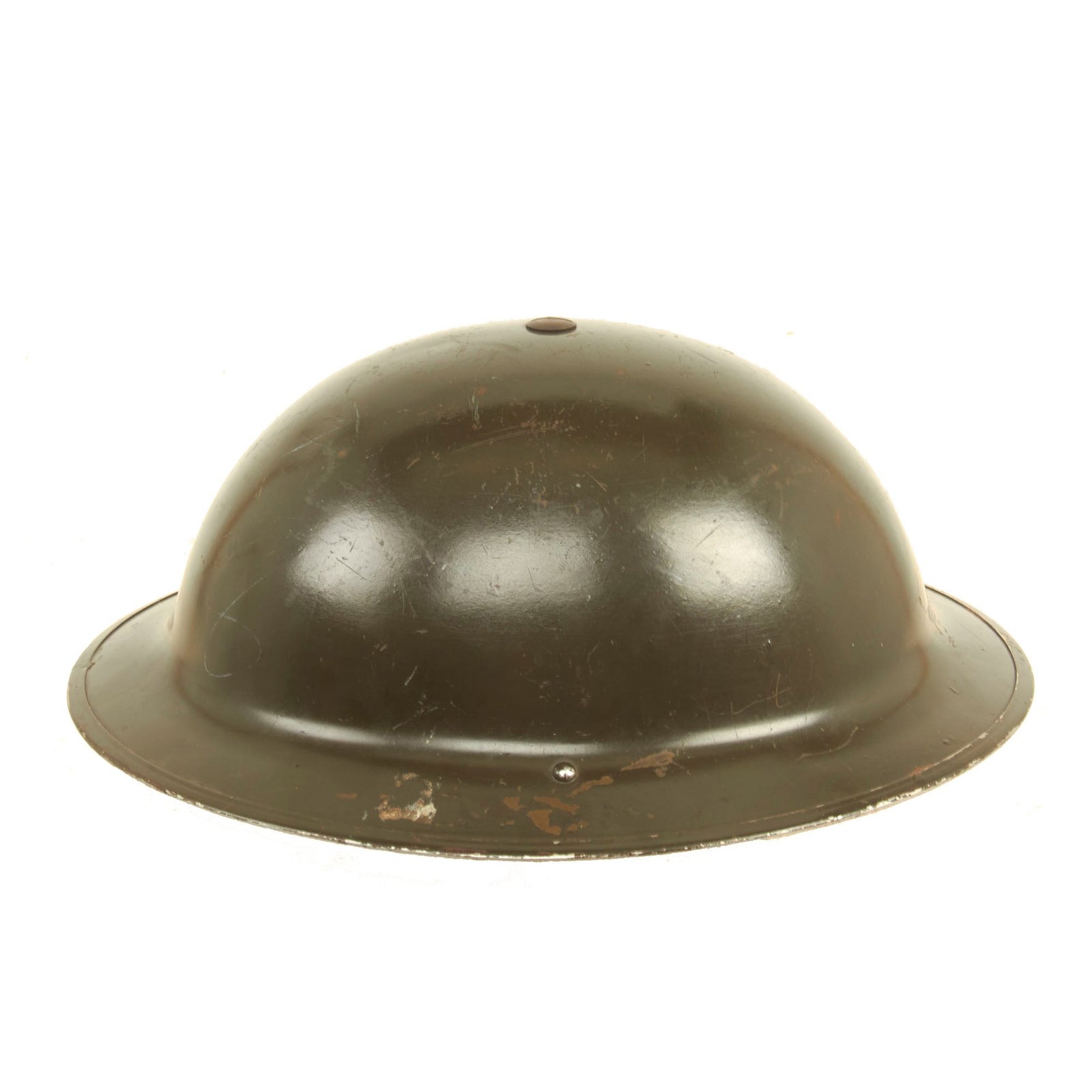 Buy Original Canadian WWII Complete Brodie MkII Steel Helmet  by Canadian Motor Lamp Company - Dated 1941/42 | Original Firearms Antique For Sale