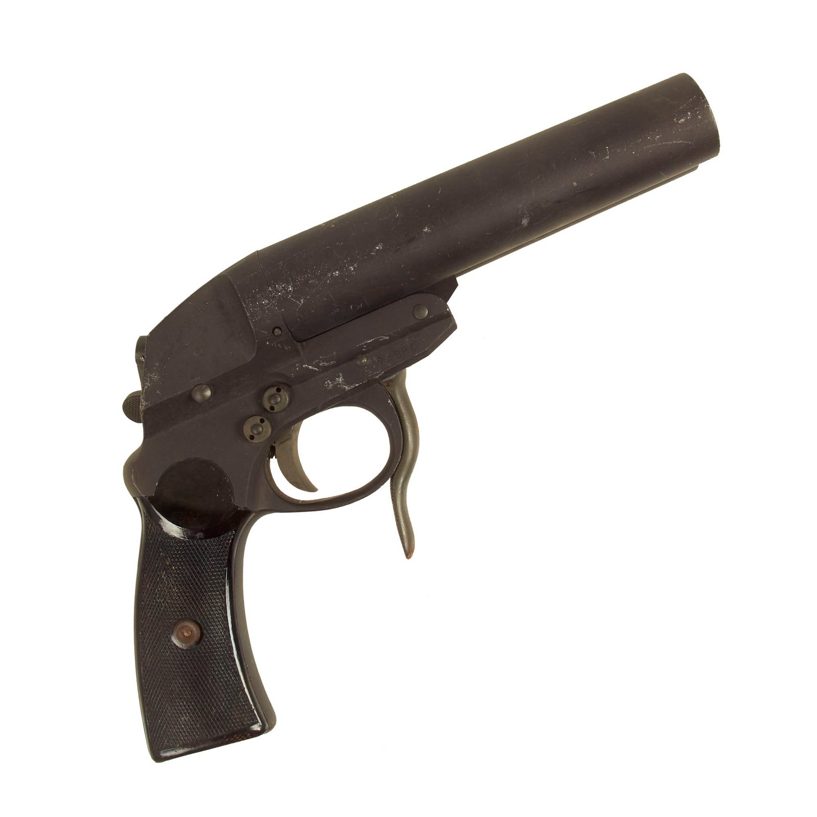 Buy Original German WWII Luftwaffe Double Barrel Flare Signal Pistol by Emil Eckoldt of Suhl | Original Firearms Antique For Sale