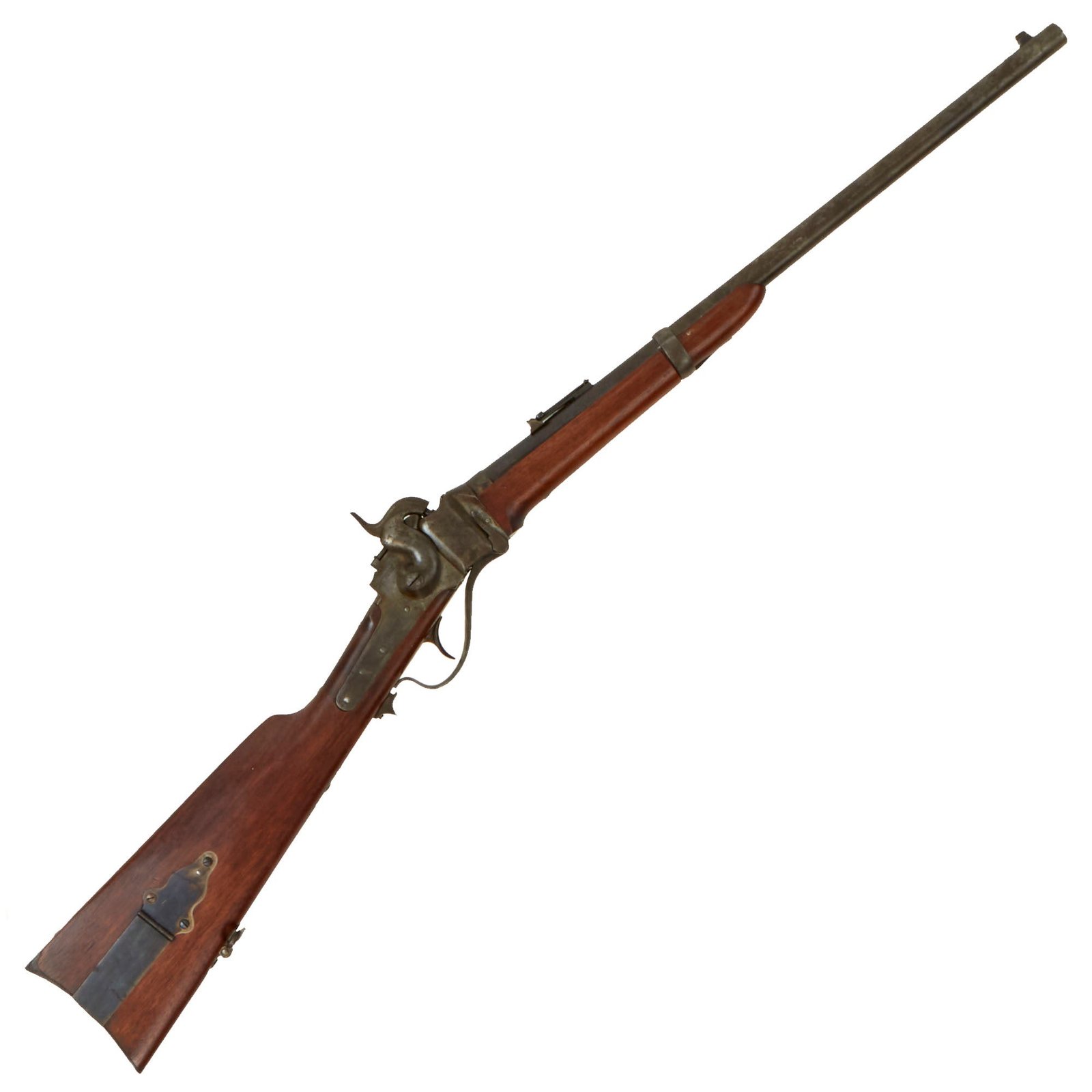 Buy Original Excellent U.S. Civil War Sharps New Model 1863 Vertical Breech Saddle-Ring Carbine - Serial 97326 - Unconverted | Original Firearms Antique For Sale