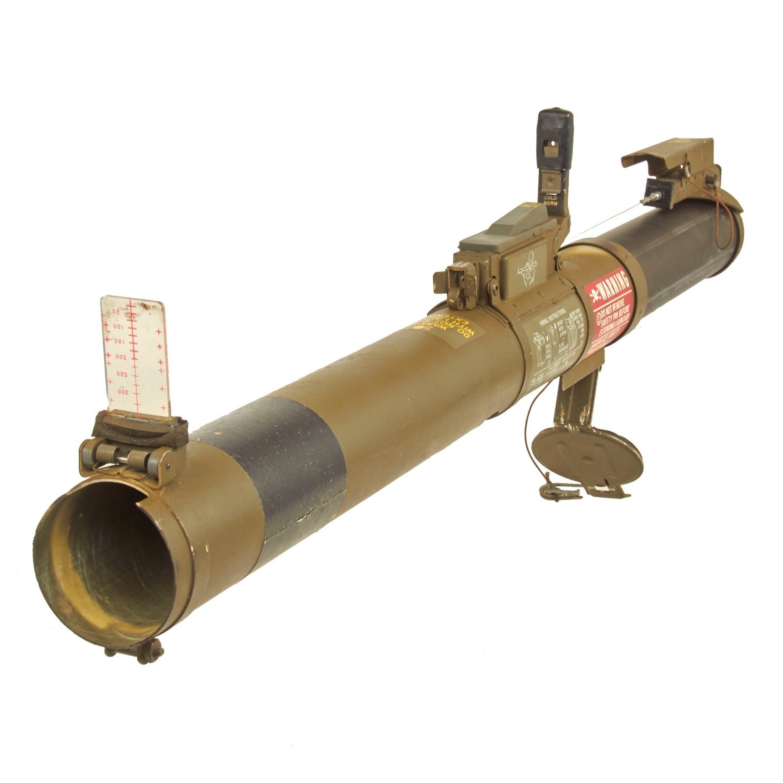 Buy Original U.S. Vietnam War INERT Rare Gen 1 M72 Light Anti-Armor Weapon LAW Tube - Dated 1968 | Original Firearms Antique For Sale