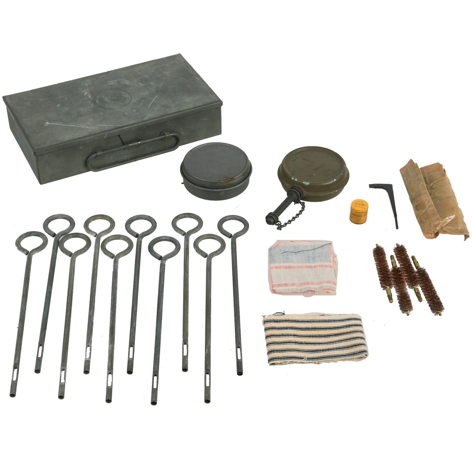 Buy Original U.S. WWI Early Model 1912 Squad Weapon Cleaning Kit For M-1911 .45 Caliber Pistol | Original Firearms Antique For Sale