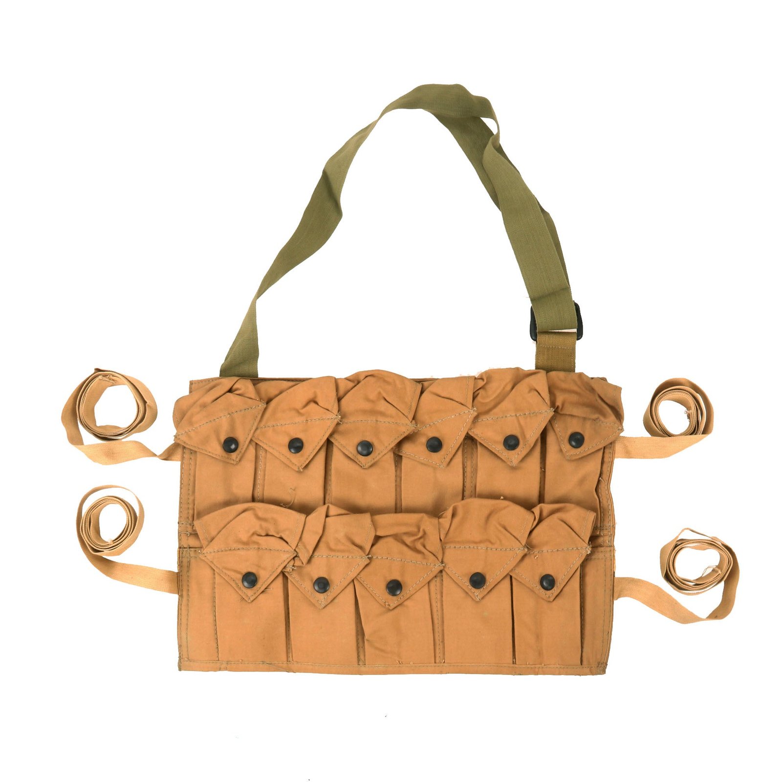 Buy Original U.S. WWII Unissued US Marine Corps Grenade Carrier Chest Rig | Original Firearms Antique For Sale