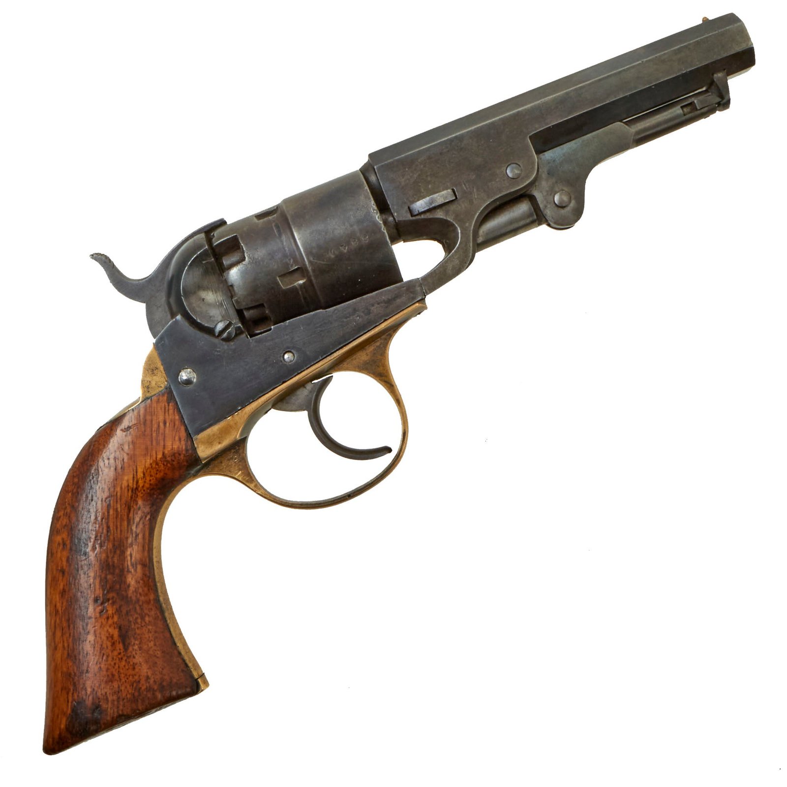 Buy Original U.S. Civil War Era Cooper Firearms Mfg. Co. Double Action Pocket Percussion Revolver with 4" Barrel - Matching Serial 8840 | Original Firearms Antique For Sale