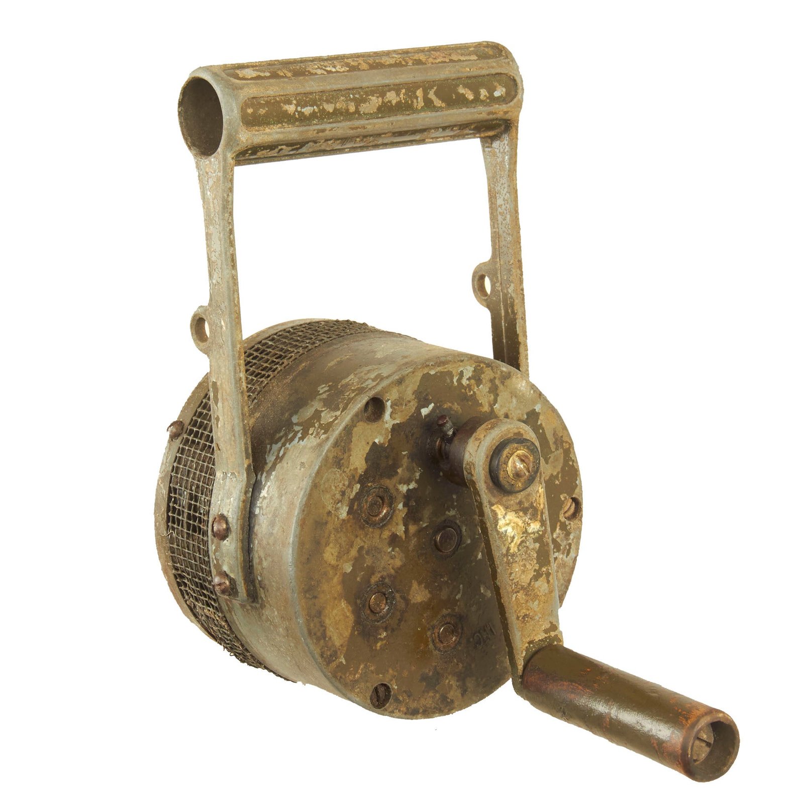 Buy Original U.S. WWII Hand Held Air Raid Siren by Federal Electric Company | Original Firearms Antique For Sale