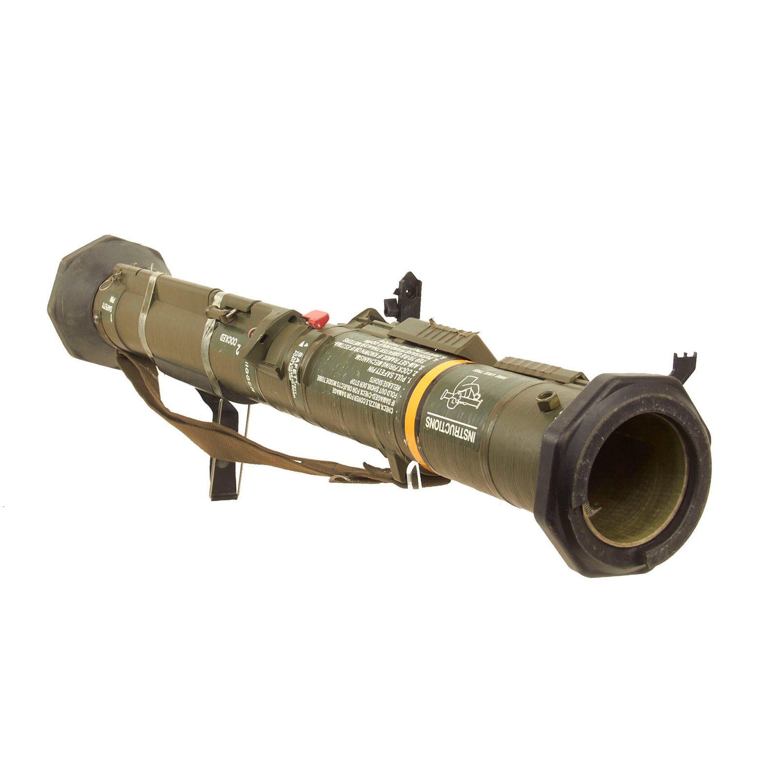 Buy Original U.S. M163 AT-4 Recoilless Smoothbore 84mm Anti-Tank Launcher with Sling - Inert | Original Firearms Antique For Sale