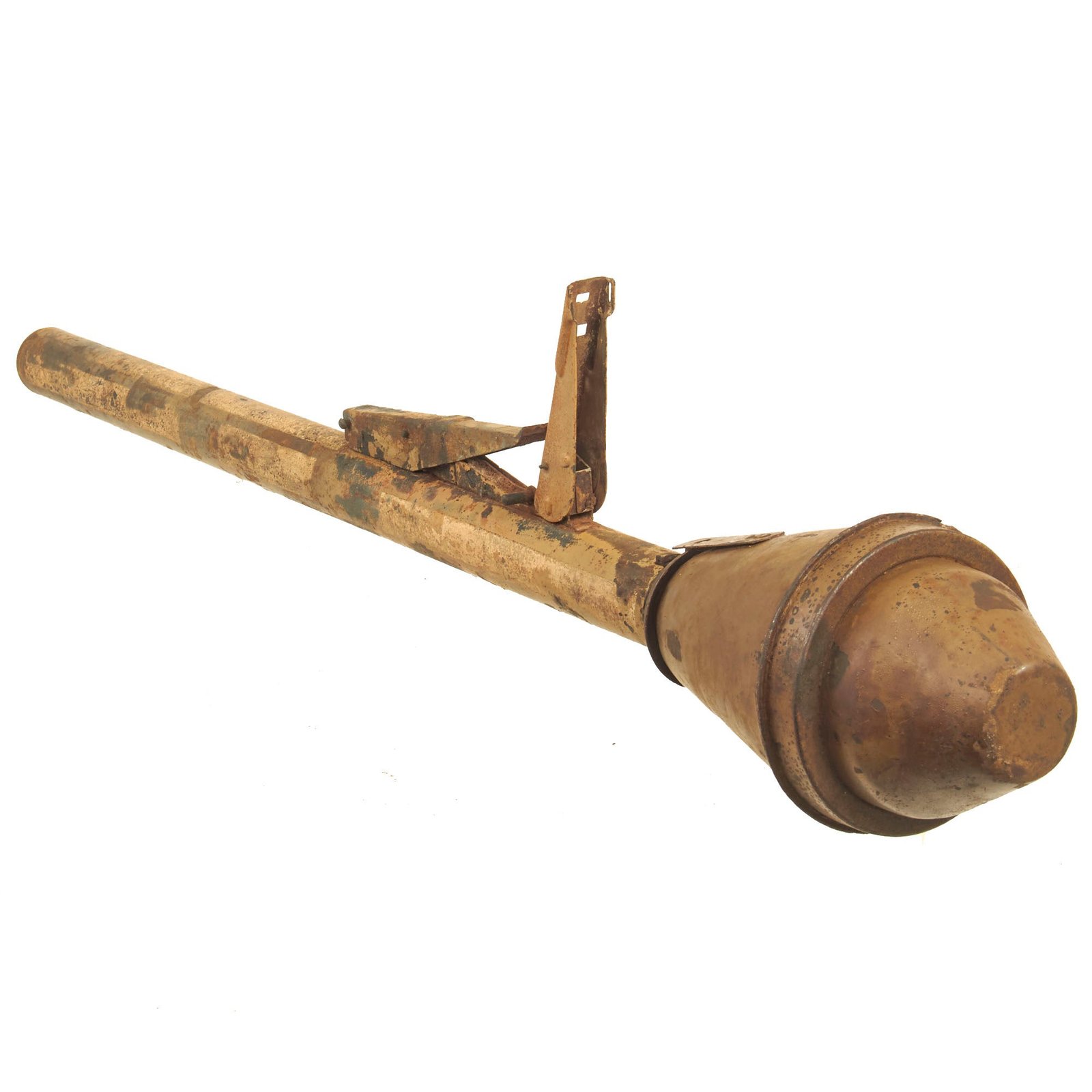 Buy Original German WWII Panzerfaust 60 Anti-Tank Rocket with Launcher - Authentic Paint and Paper Label | Original Firearms Antique For Sale